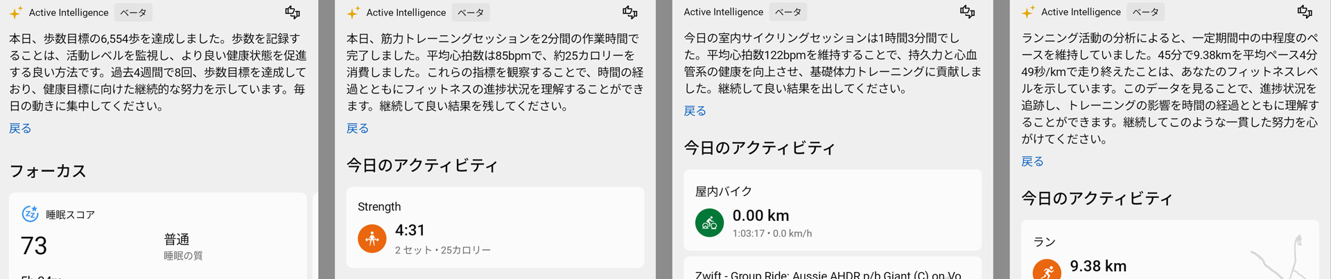 Active Intelligenceの内容をいくつかまとめてみた。もっと「あんたはこうすべし！」みたいなアドバイスとか、人間だと気付きにくい考察とかが欲しいカンジ