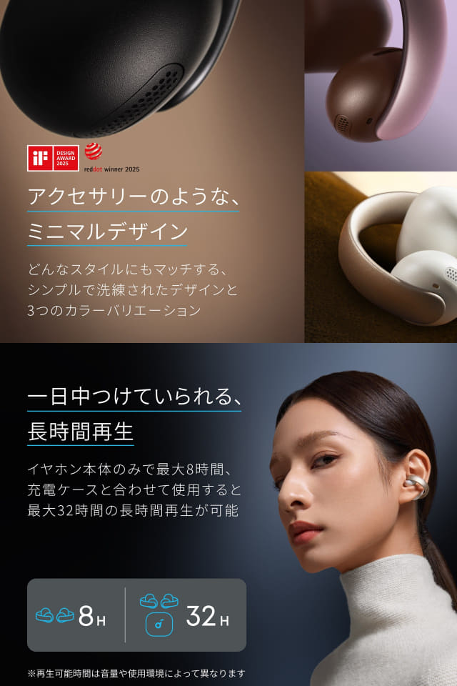 Ankerから新型イヤーカフ型イヤホン「Soundcore AeroClip」 - ケータイ