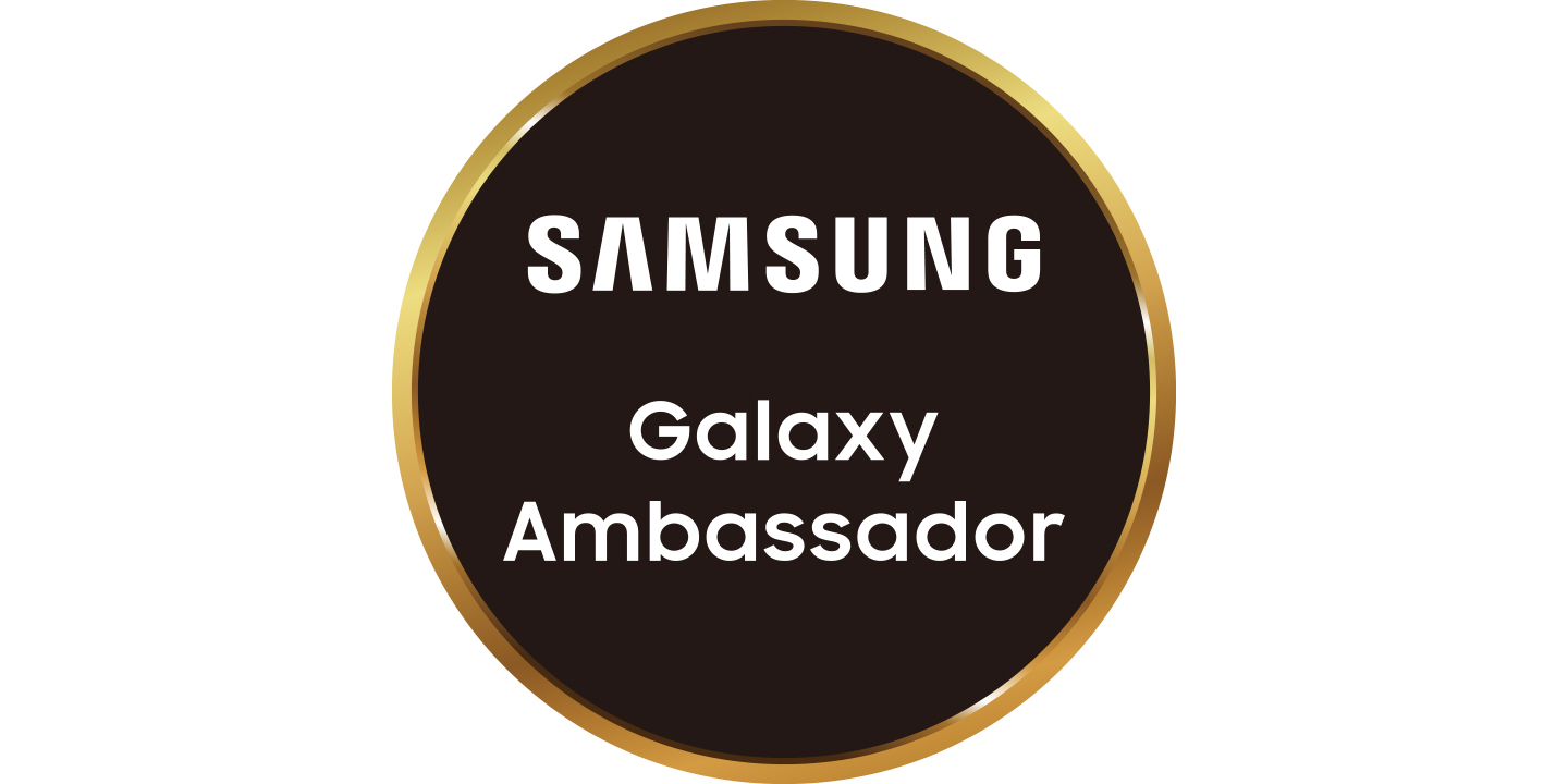 「Samsung Galaxy Ambassador」認定バッジ
