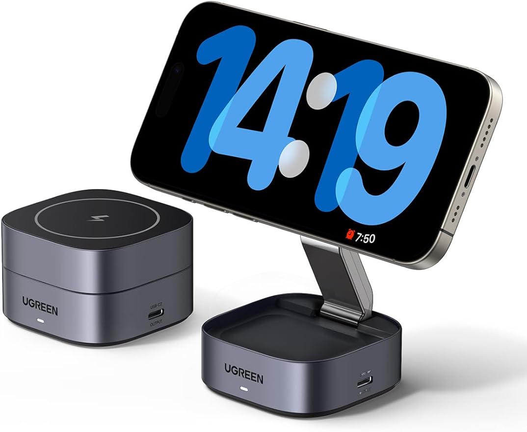 MagFlow 2in1折りたたみ式ワイヤレス充電器