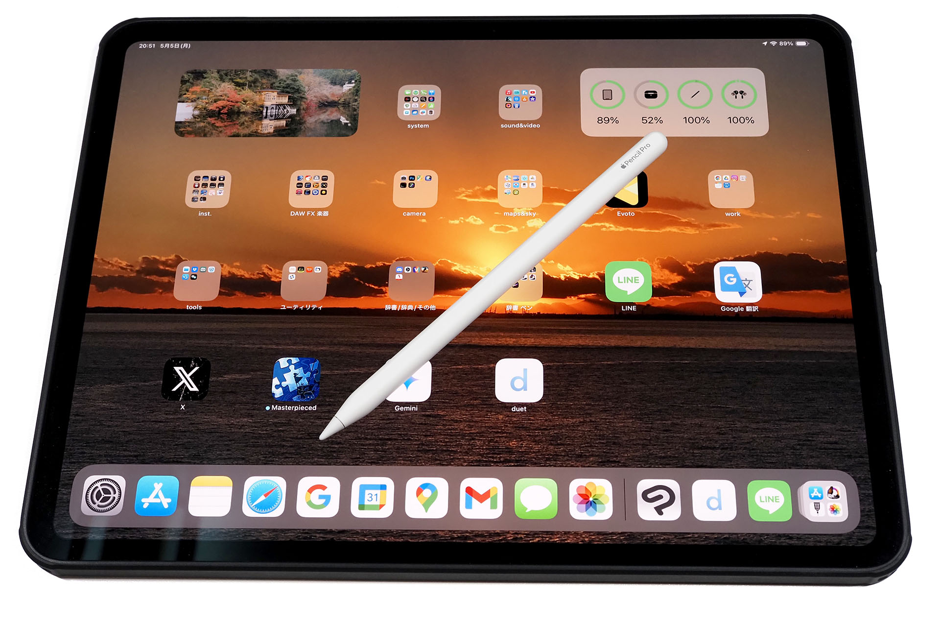 13インチiPad Pro（M4）を購入。Apple Pencil Proと組み合わせて使用中。