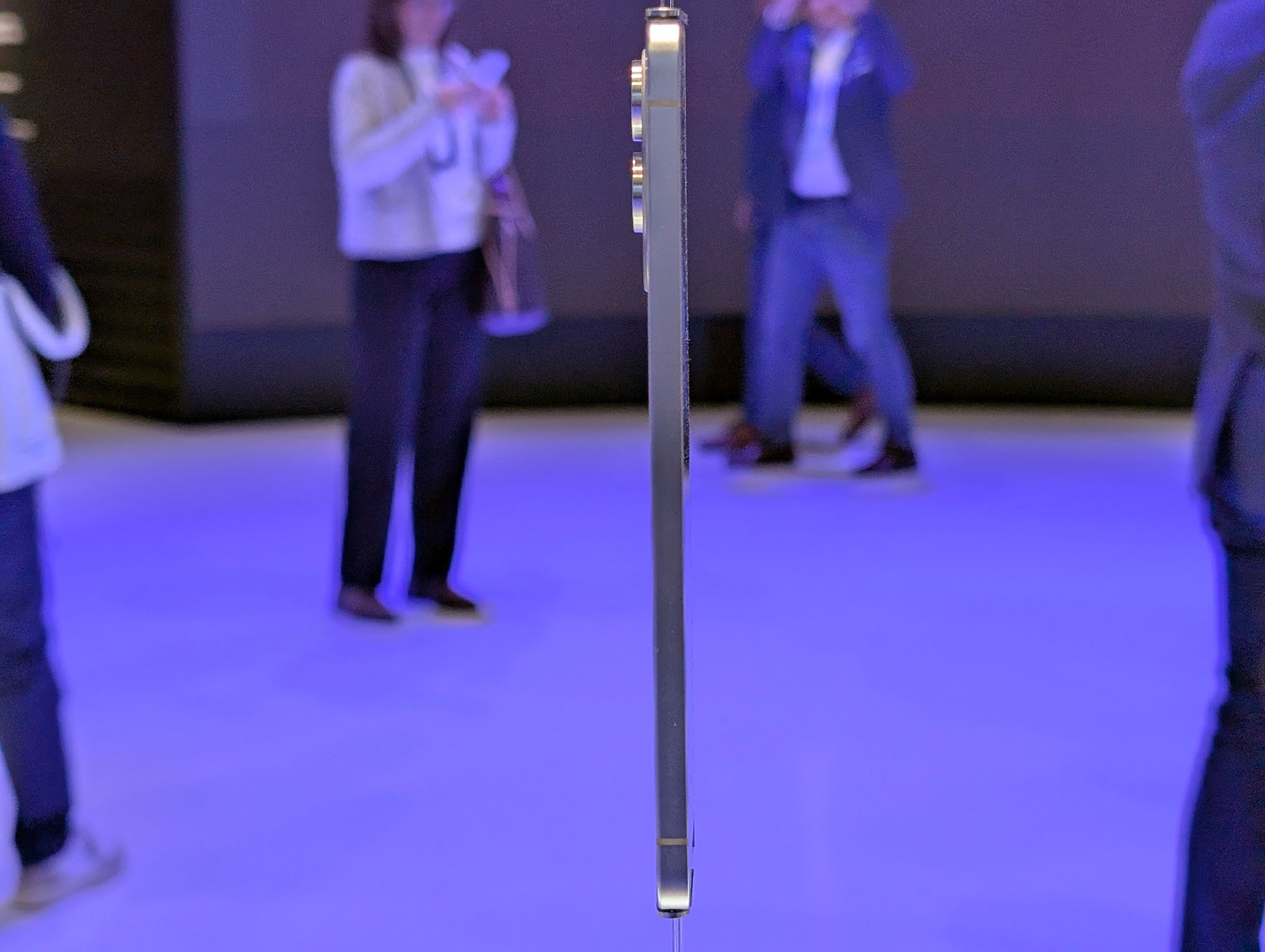 MWCに展示されていたGalaxy S25 Slim