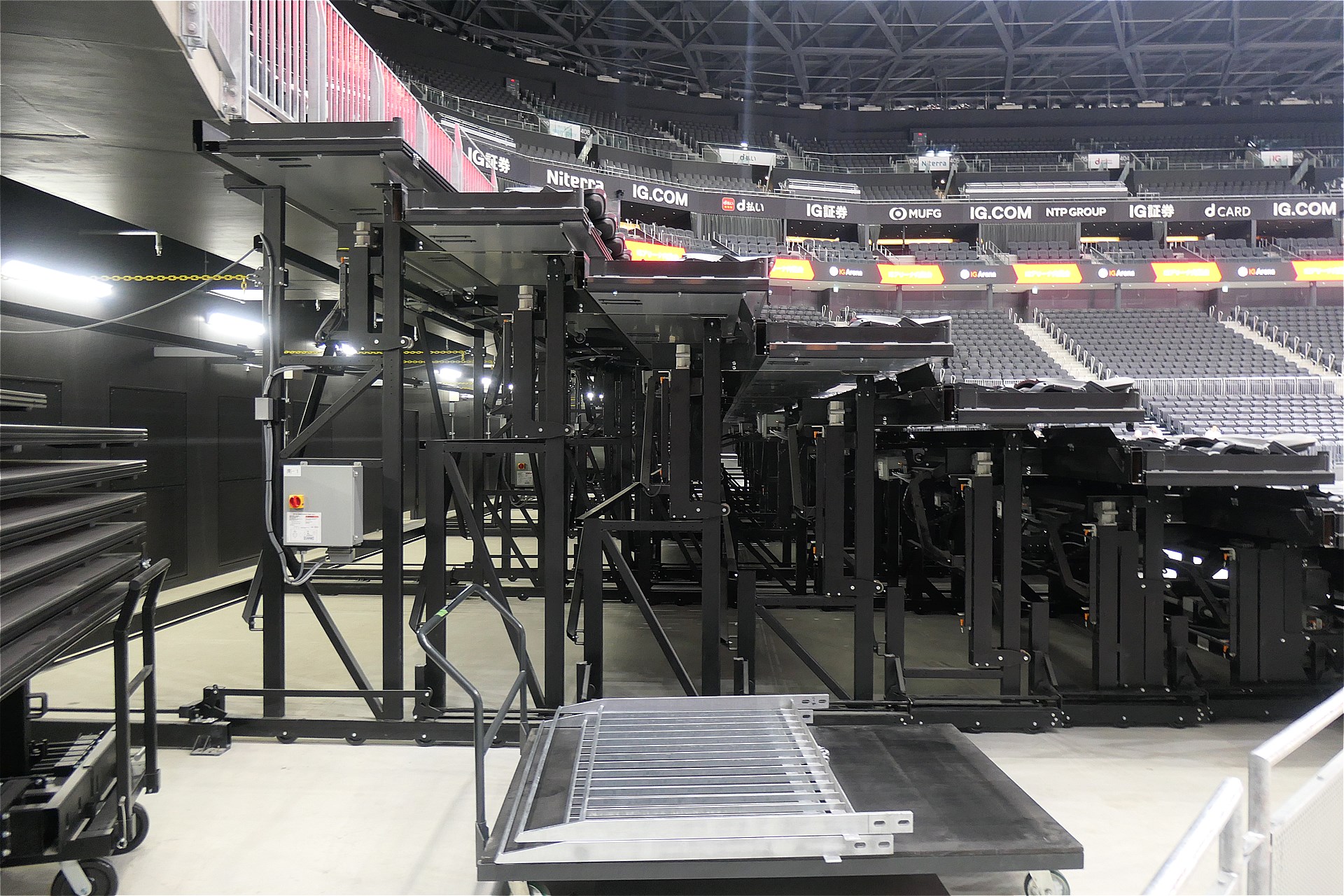 1階の座席は撤去することもできる