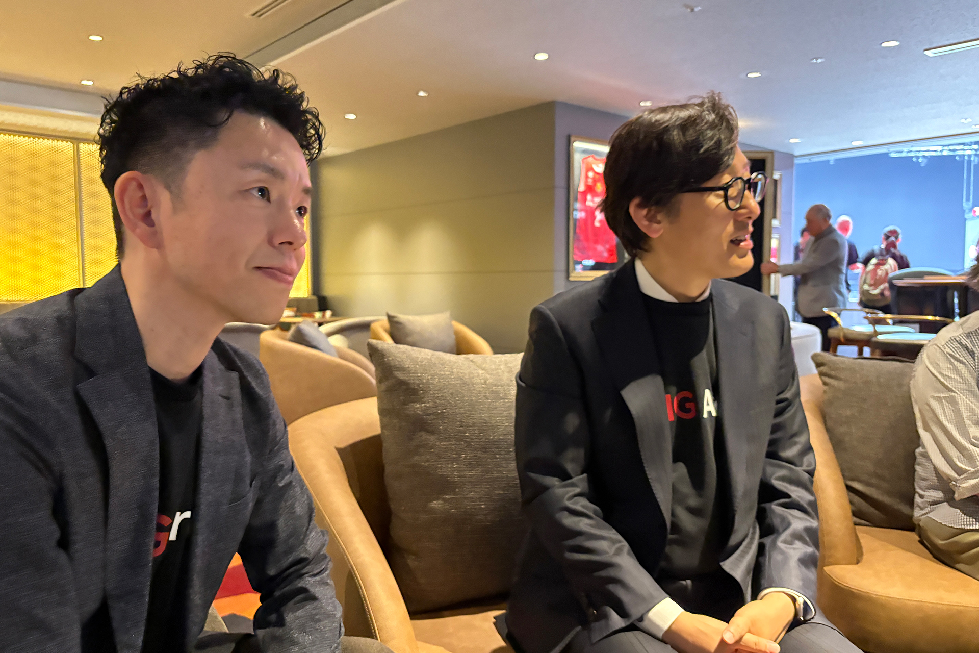 左：勝亦氏、右：寛司氏