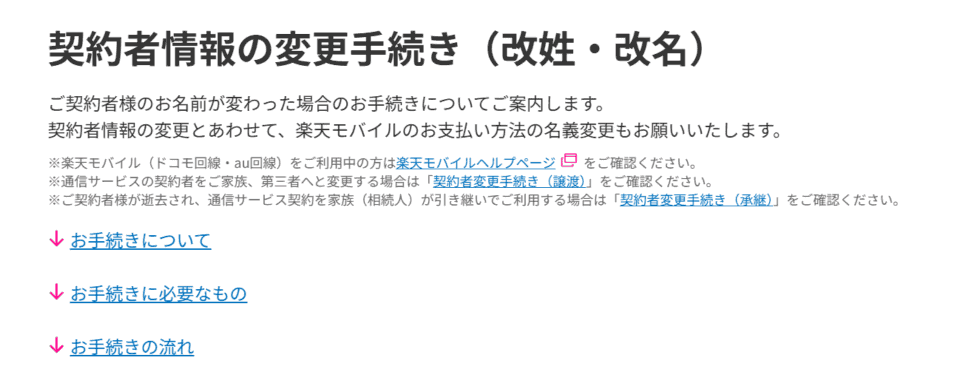 契約者の名字変更手続き方法がキャリアによって驚くほど違った