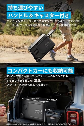 Anker Solix EverFrost 2 23Lモデル ポータブル冷蔵庫 楽天市場】Anker Solix Everfrost 2 23L Electric Cooler