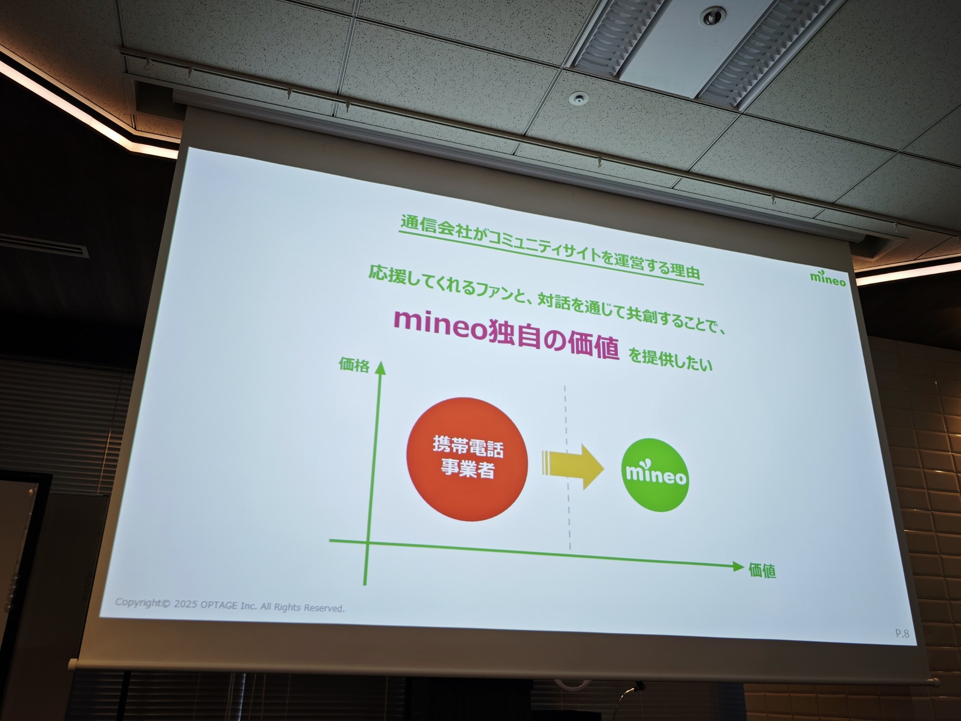 mineo初のイベントを通じてライトファンが増加したという