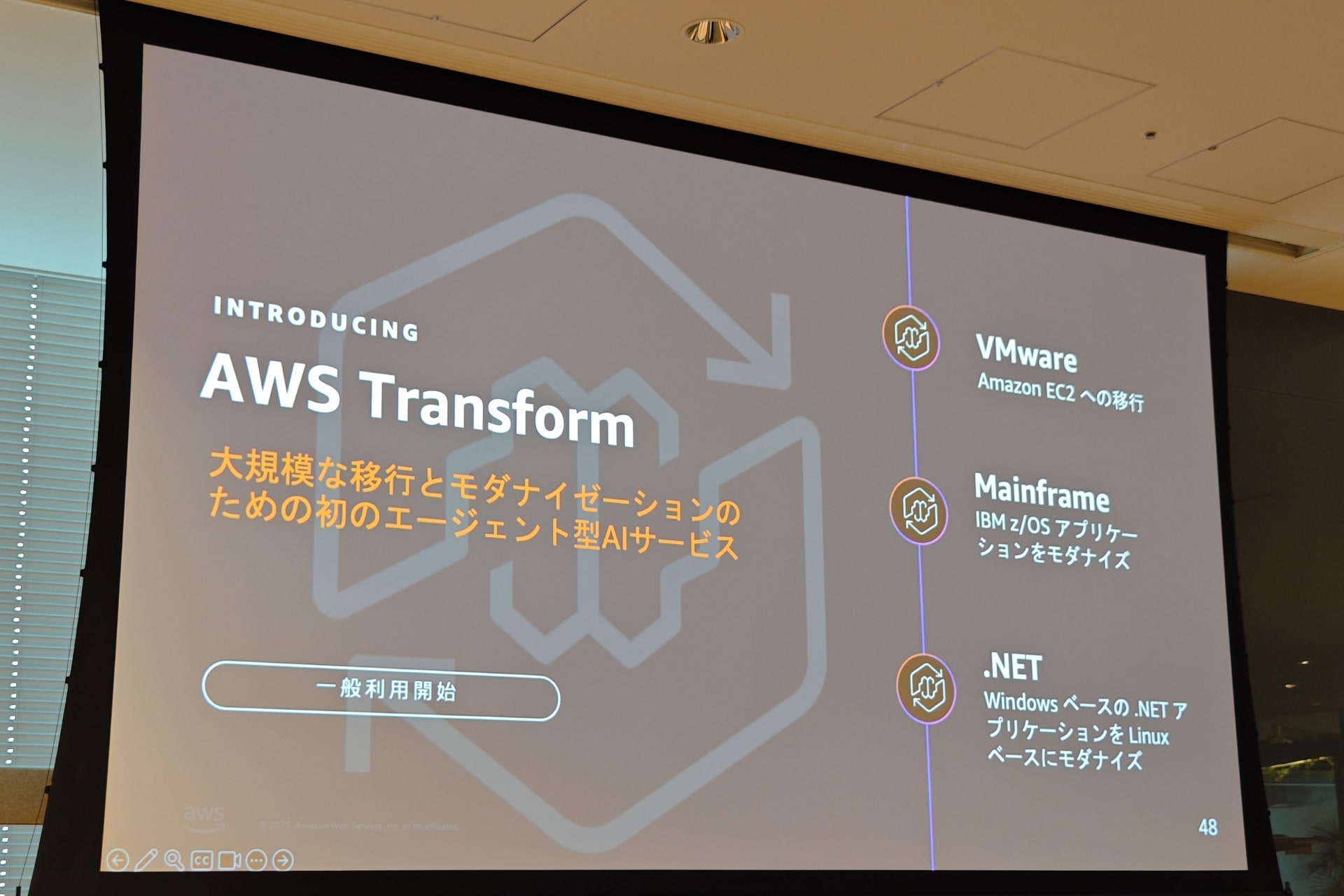 AWS Transformでは、VMwareからAmazon EC2や.NETアプリのモダナイズを実現