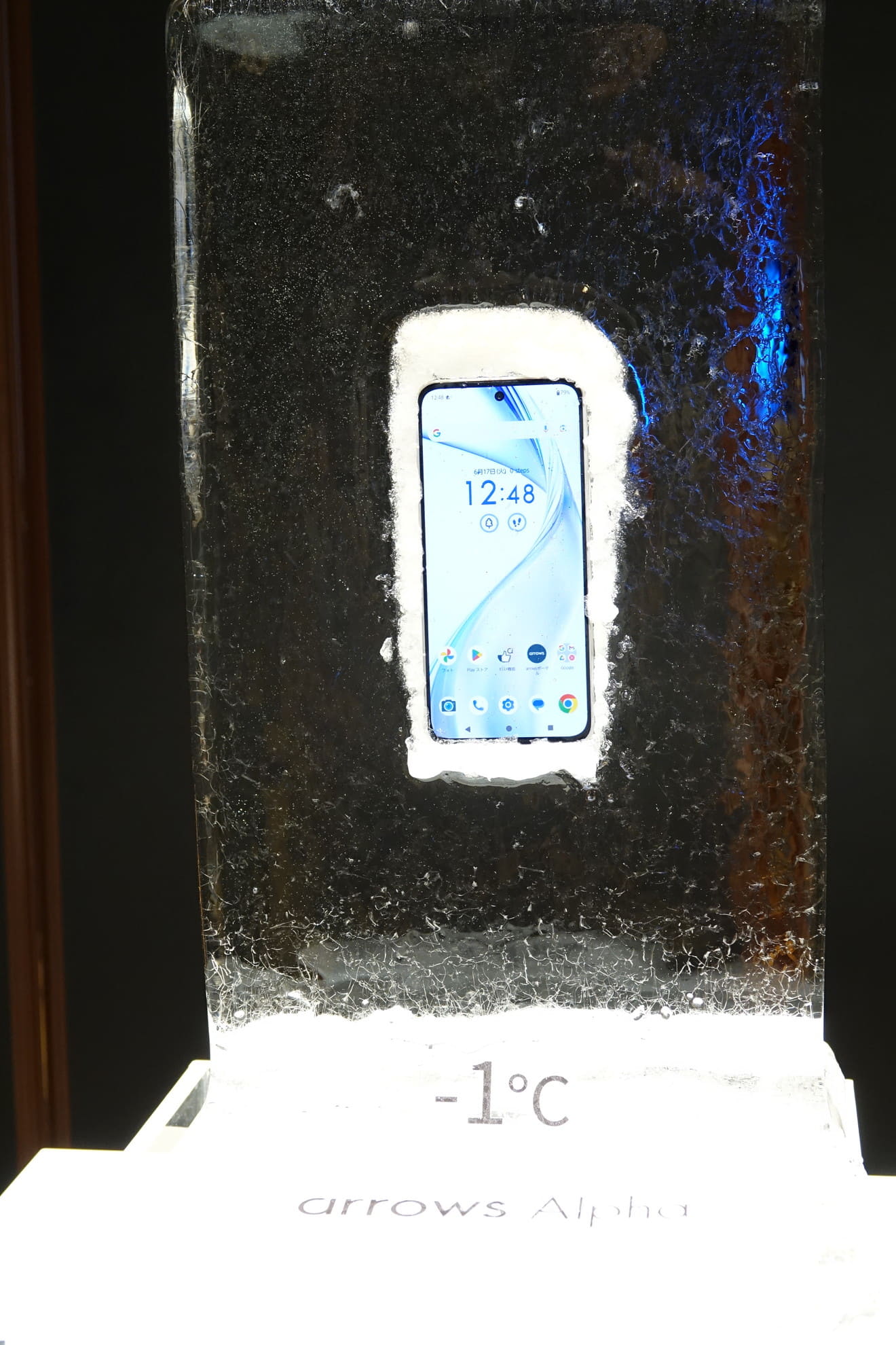 氷漬けにされるarrows Alpha