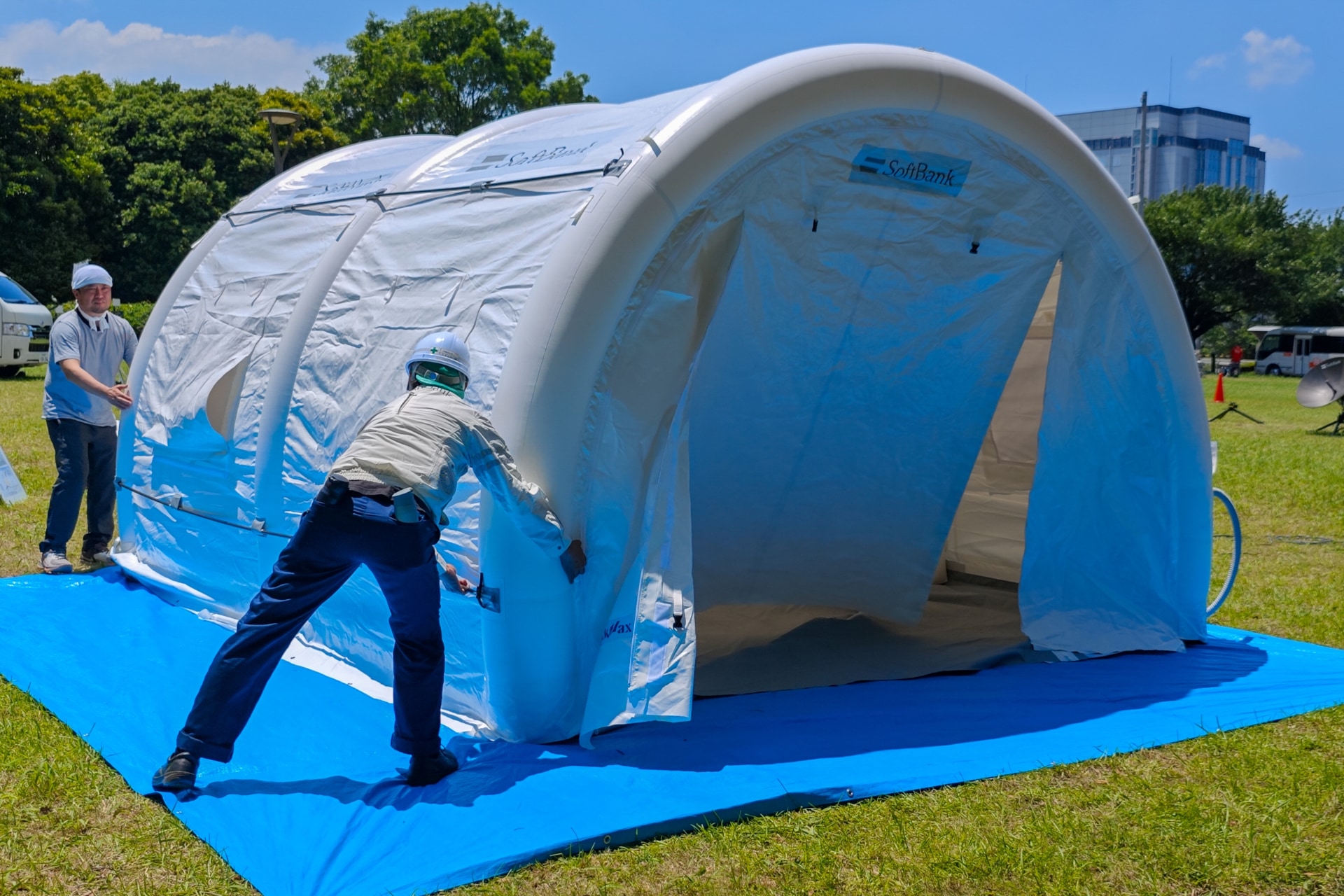 5分ほどで膨らむ