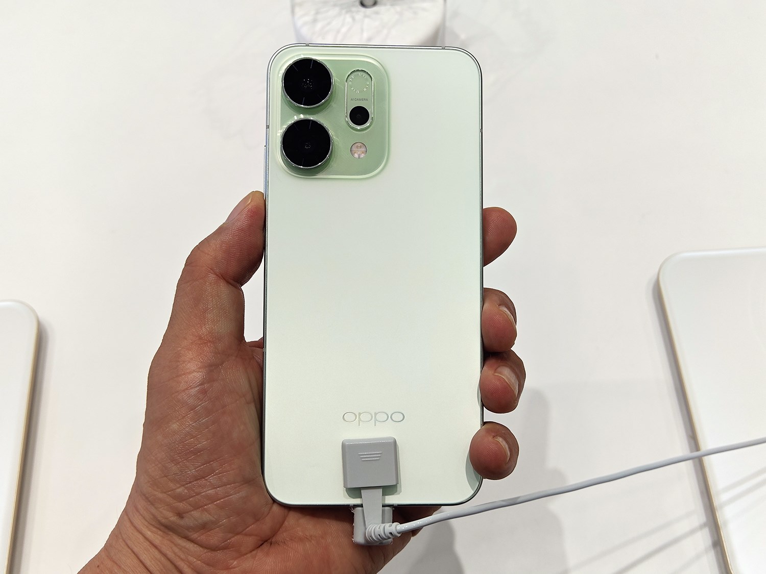 薄緑色のピネアグリーン