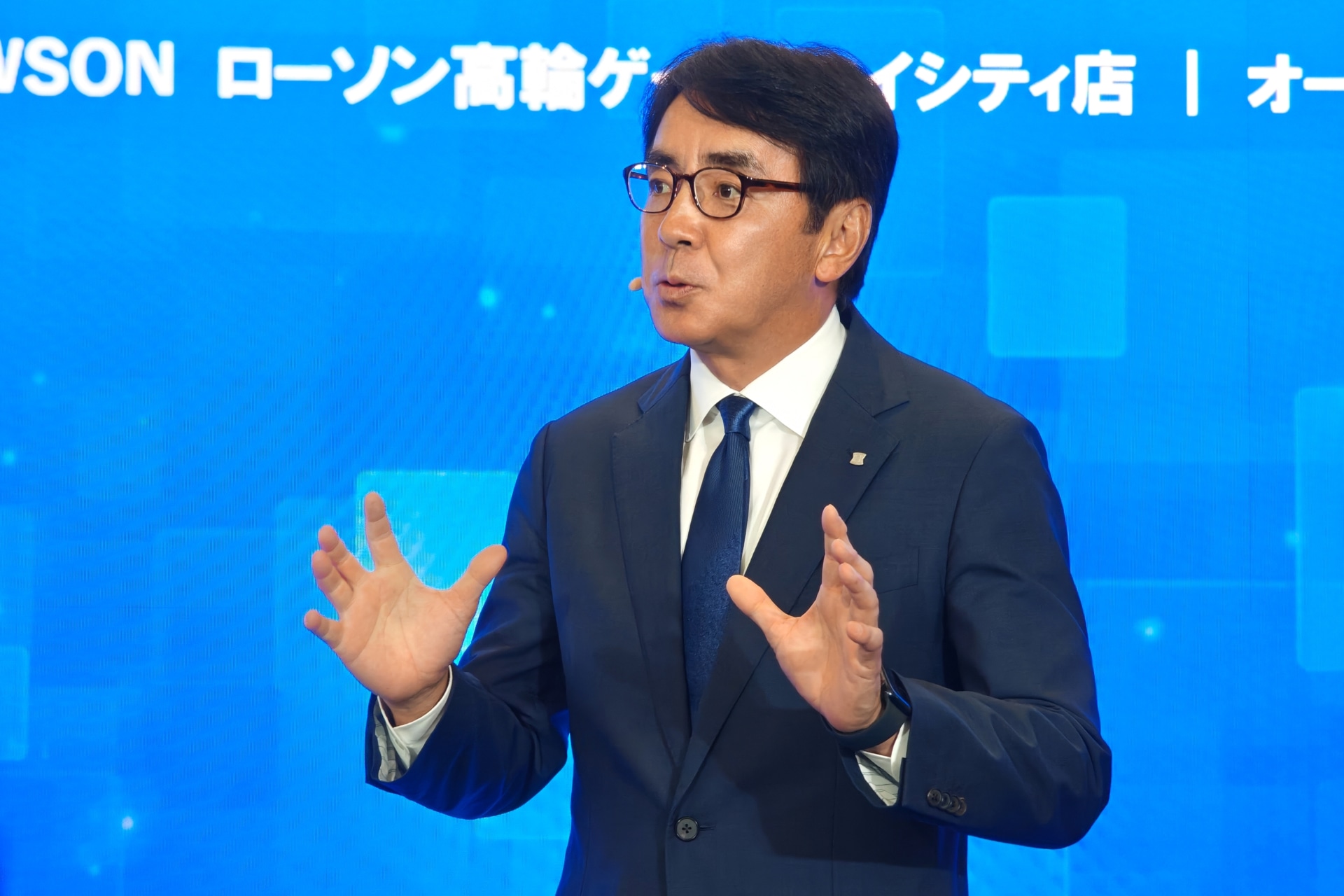 ローソン 代表取締役 社長 竹増貞信氏