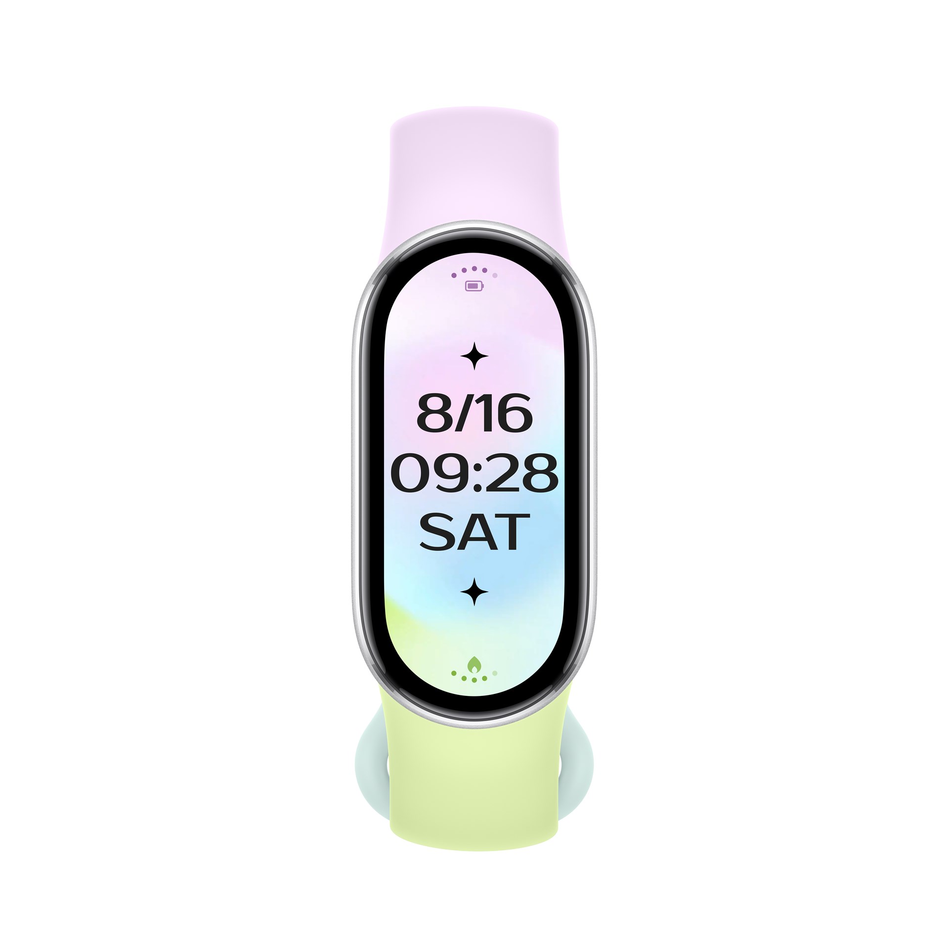 マルチカラ―ラバーストラップ クリームマカロン