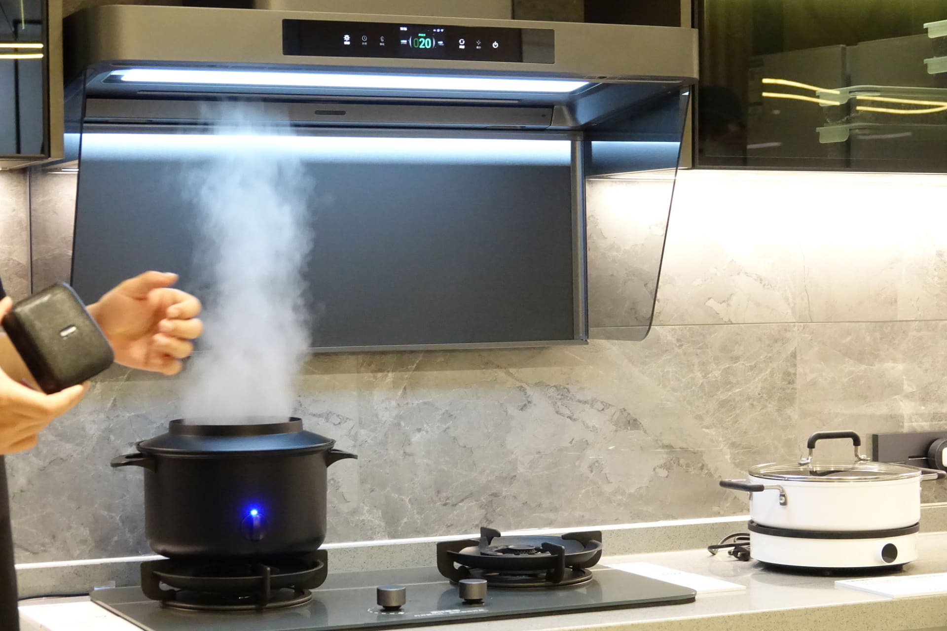 IH調理器と連動するグリル