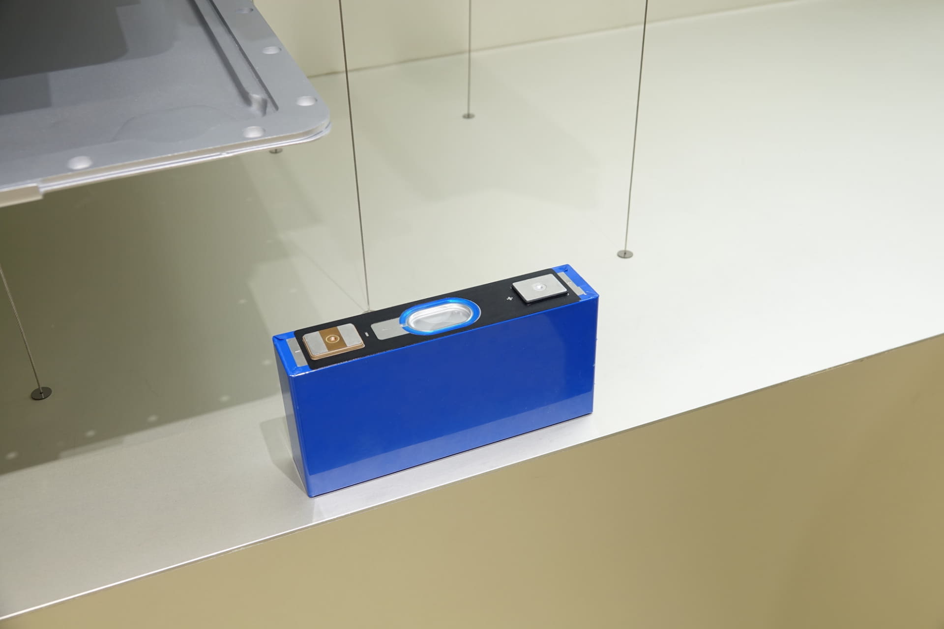 バッテリーセルと放熱構造