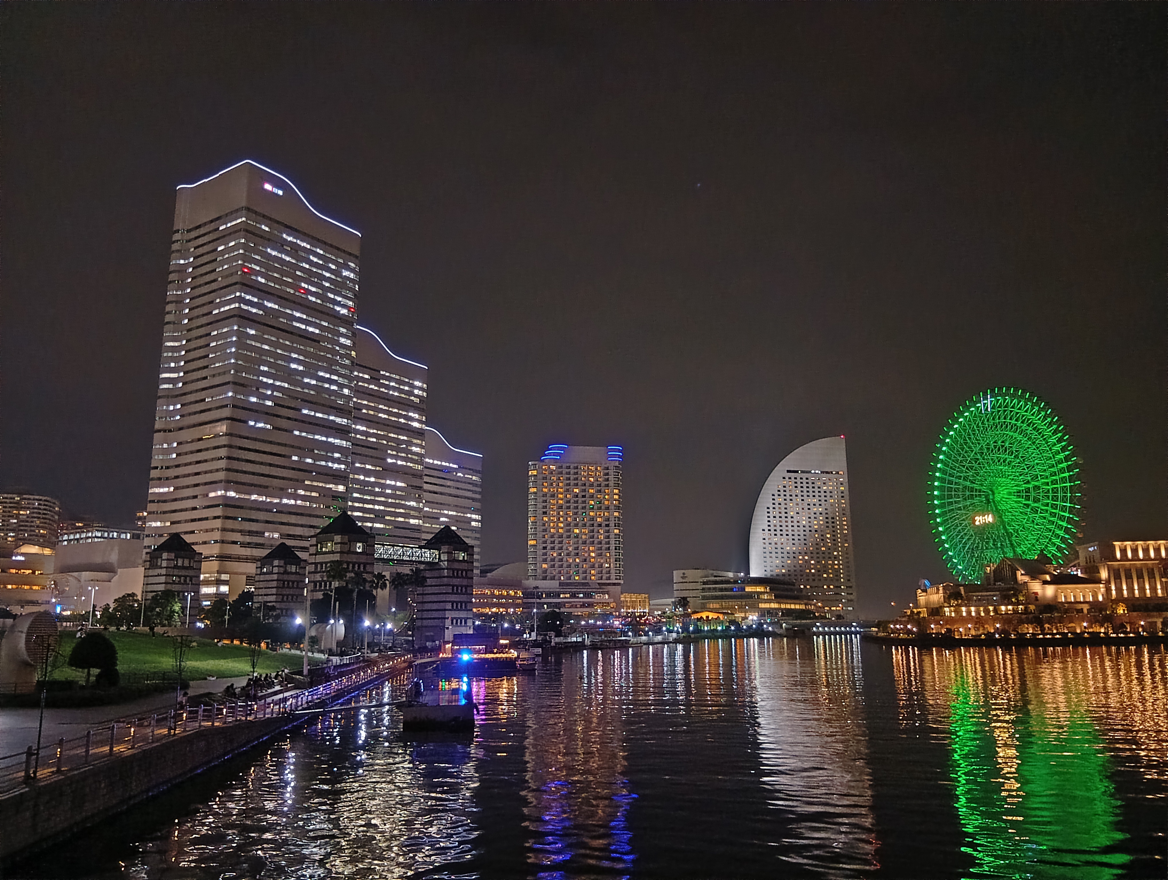 ナイトモードで撮影