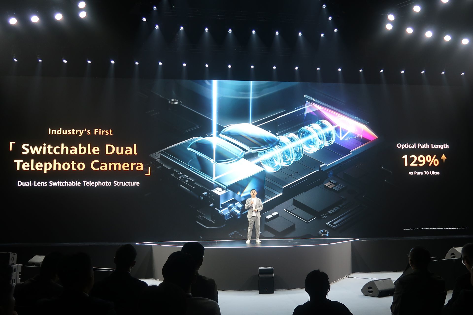「HUAWEI Pura 80 Ultra」は望遠カメラ内のプリズムを移動させることにより、複数の望遠カメラを実現