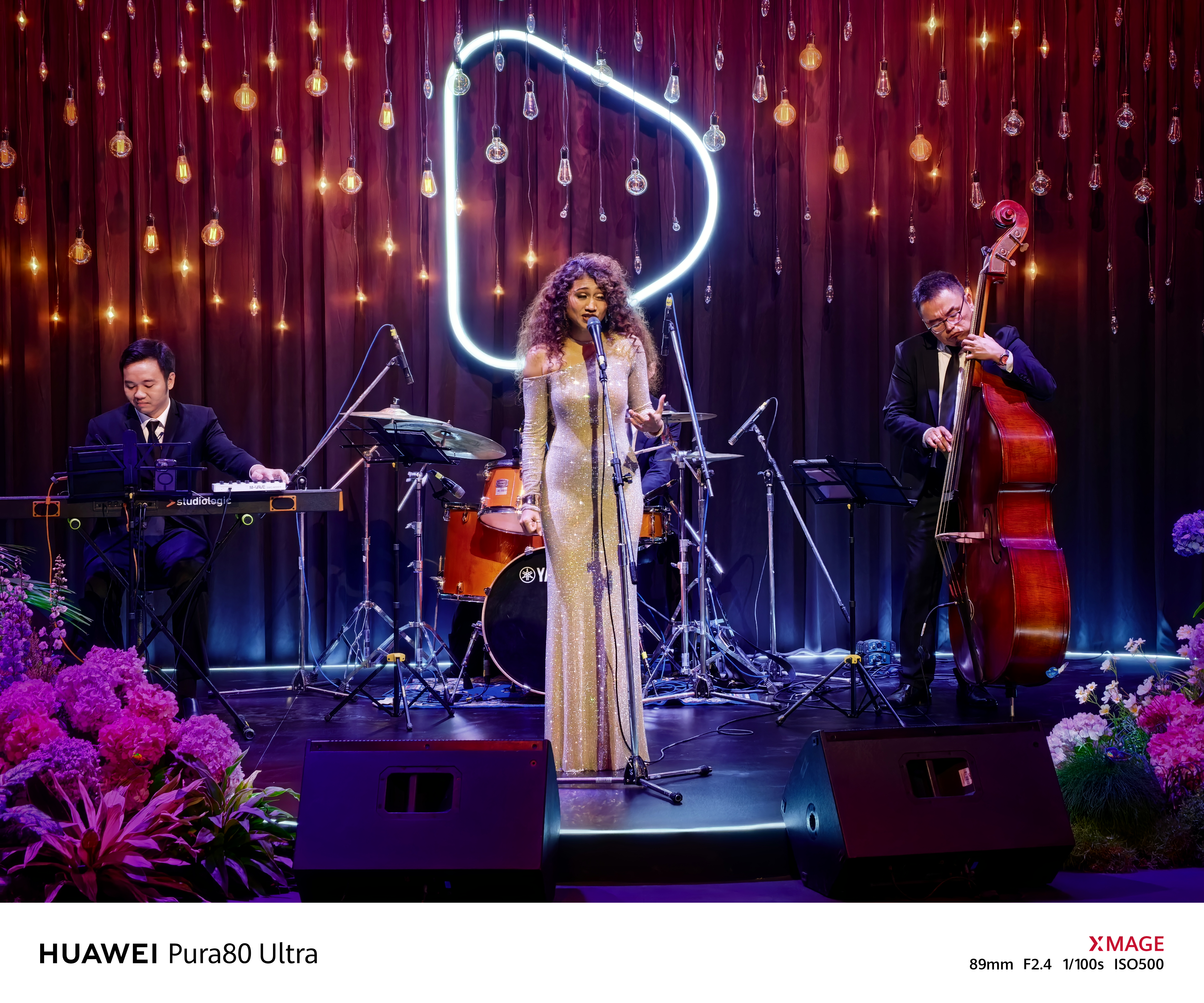 「HUAWEI Pura 80 Ultra」で、89㎜の望遠撮影。非常に明るく、きれいに撮影できている