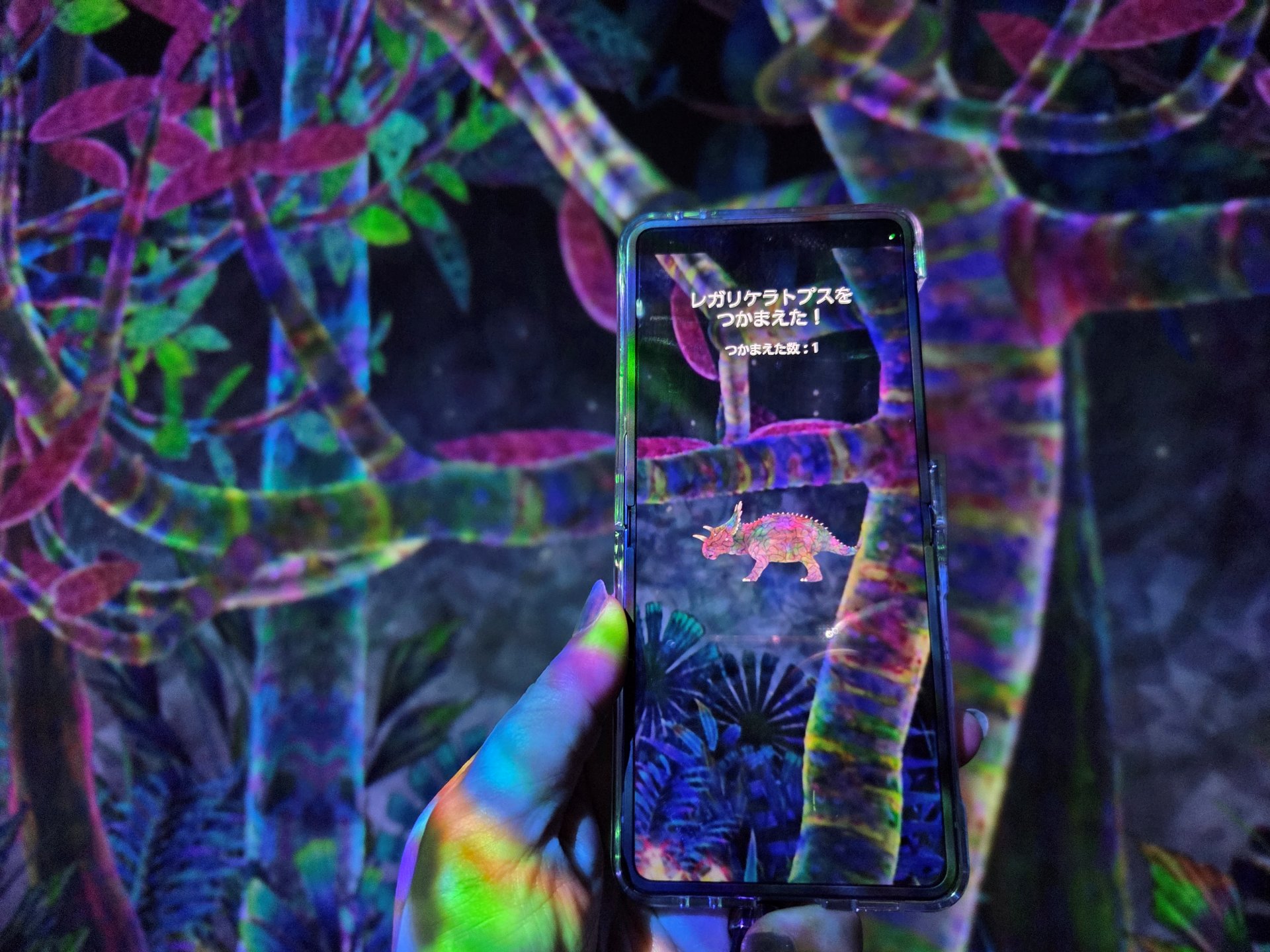 幻想的なスペースだ。大人も夢中になって遊べる