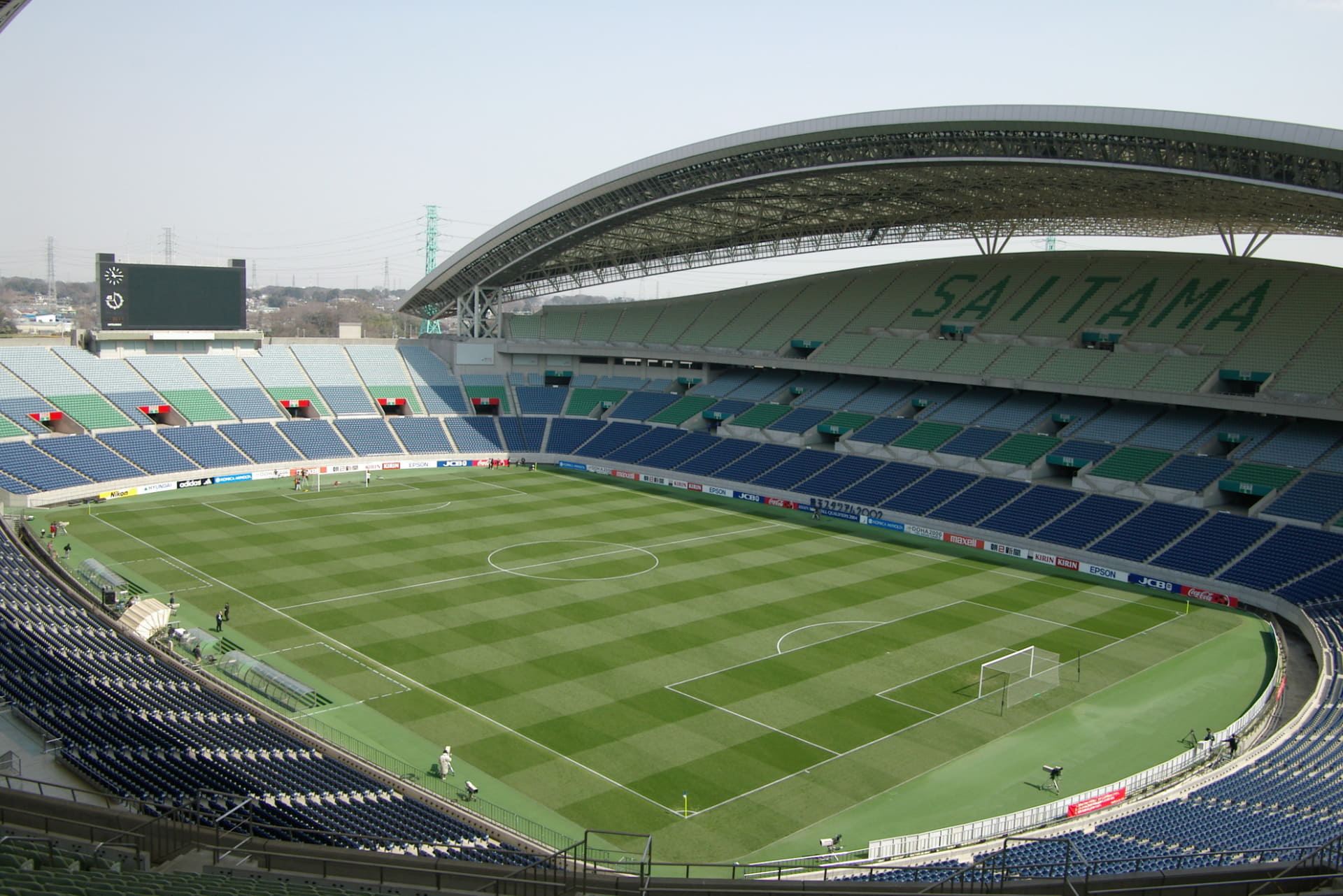 今回の会場「埼玉スタジアム2002」は、日本開催分では史上最大規模