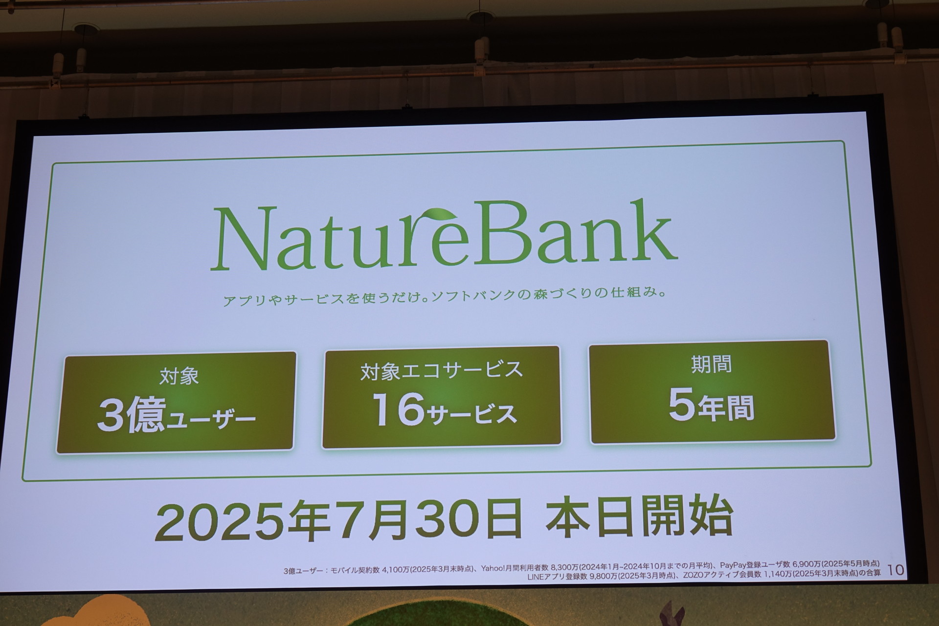 発表会場における展示の一部