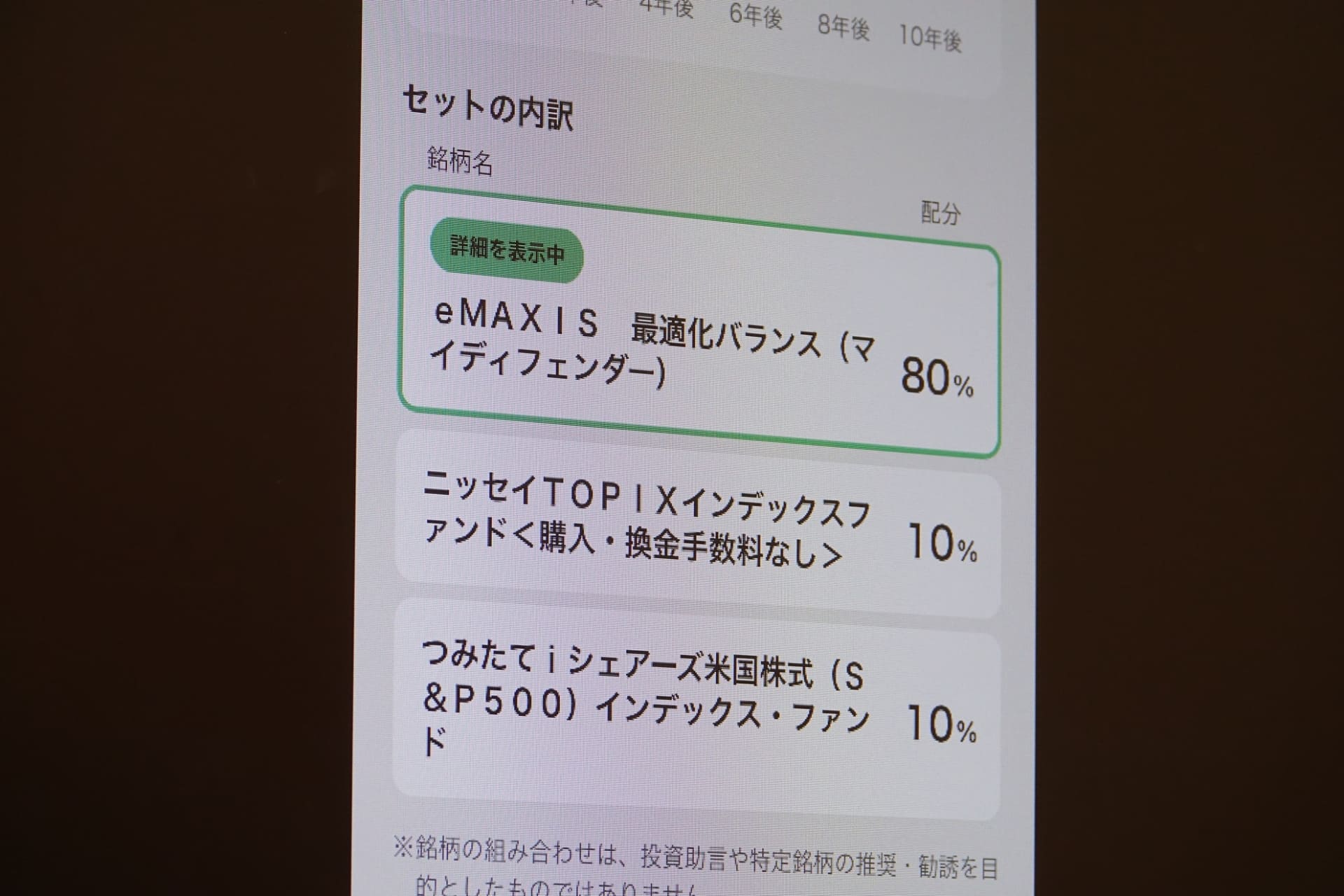 セットの名称に合わせてマネックス証券が厳選した銘柄をセットにしている。それぞれの配分率にあわせて積立するしくみだ
