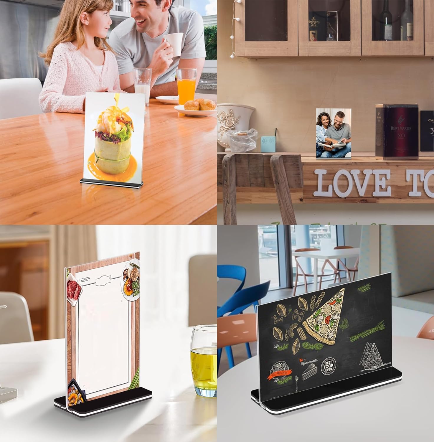 さまざまなサイズが用意されている。「こんな感じで使えるョ！」という使用例写真だが、見せられるほどに使い方がわからなくなる感じかもしれない。※画像はAmazon商品ページより抜粋。