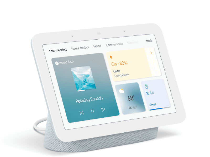 販売中の「Google Nest Hub（第2世代）」