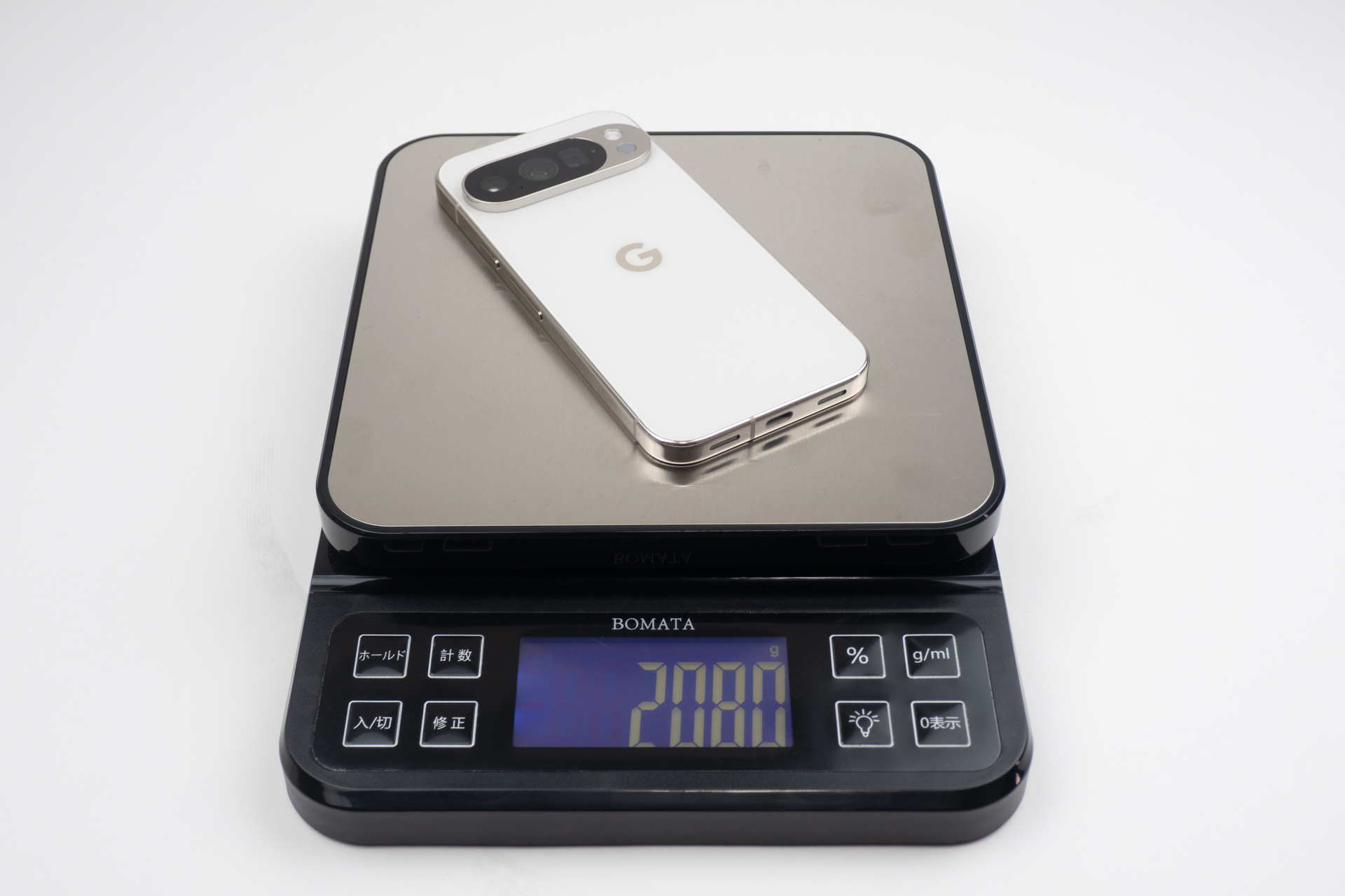 Pixel 10 Proの重さは実測で208g