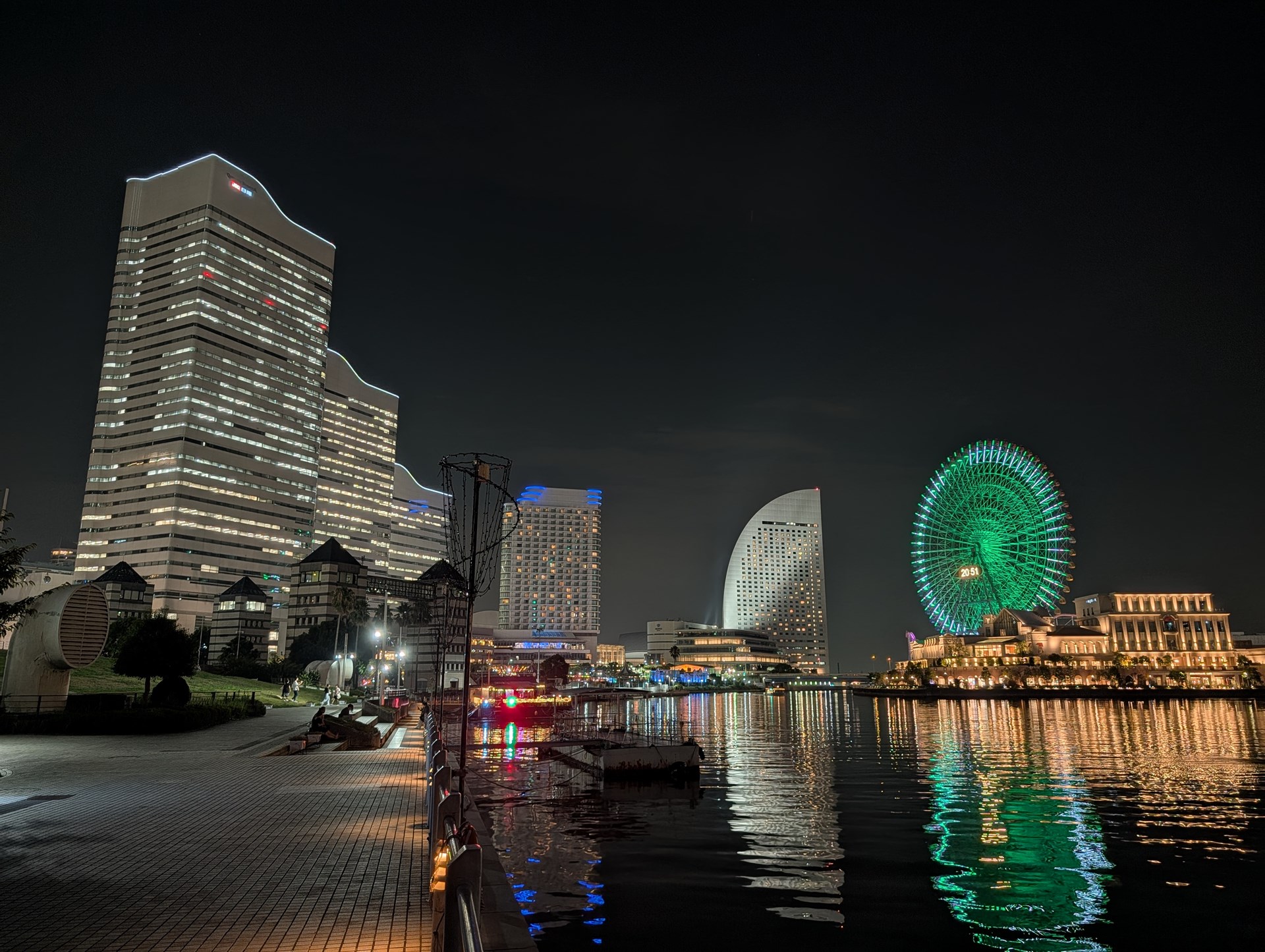 夜景モードで撮影