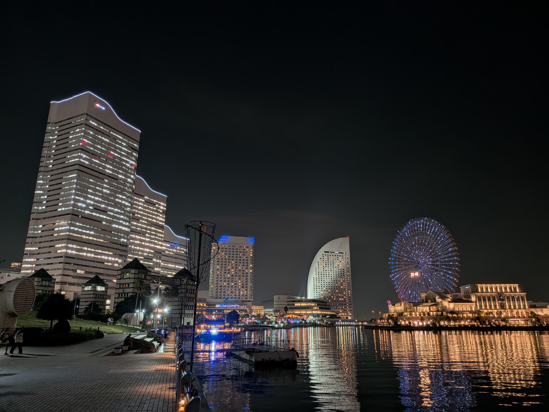 夜景モードで撮影