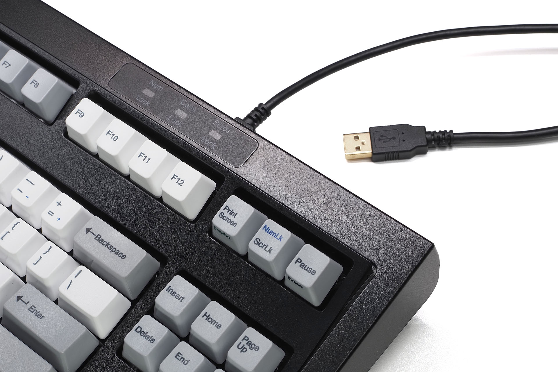 Mini Mは付属USBケーブルでPCなどホストとつなぐタイプのキーボードだ。アダプターなどを介せばiPhoneなんかでも使える。てゅ～か使えたョ！