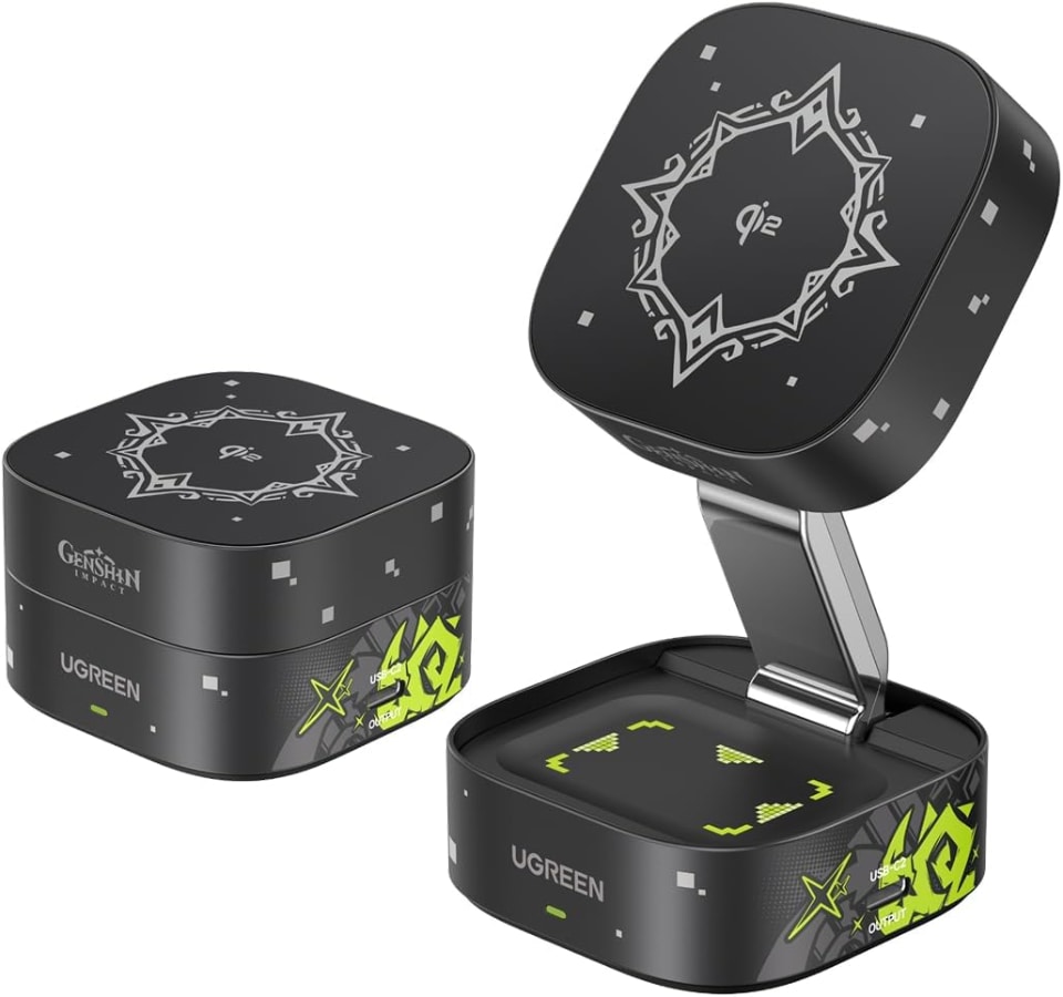 UGREENの充電器がセール、原神コラボモデルやQi2対応ワイヤレス