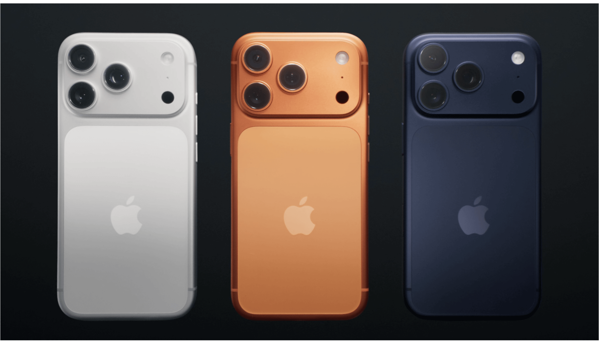 カラーバリエーション（画像はiPhone 17 Pro）