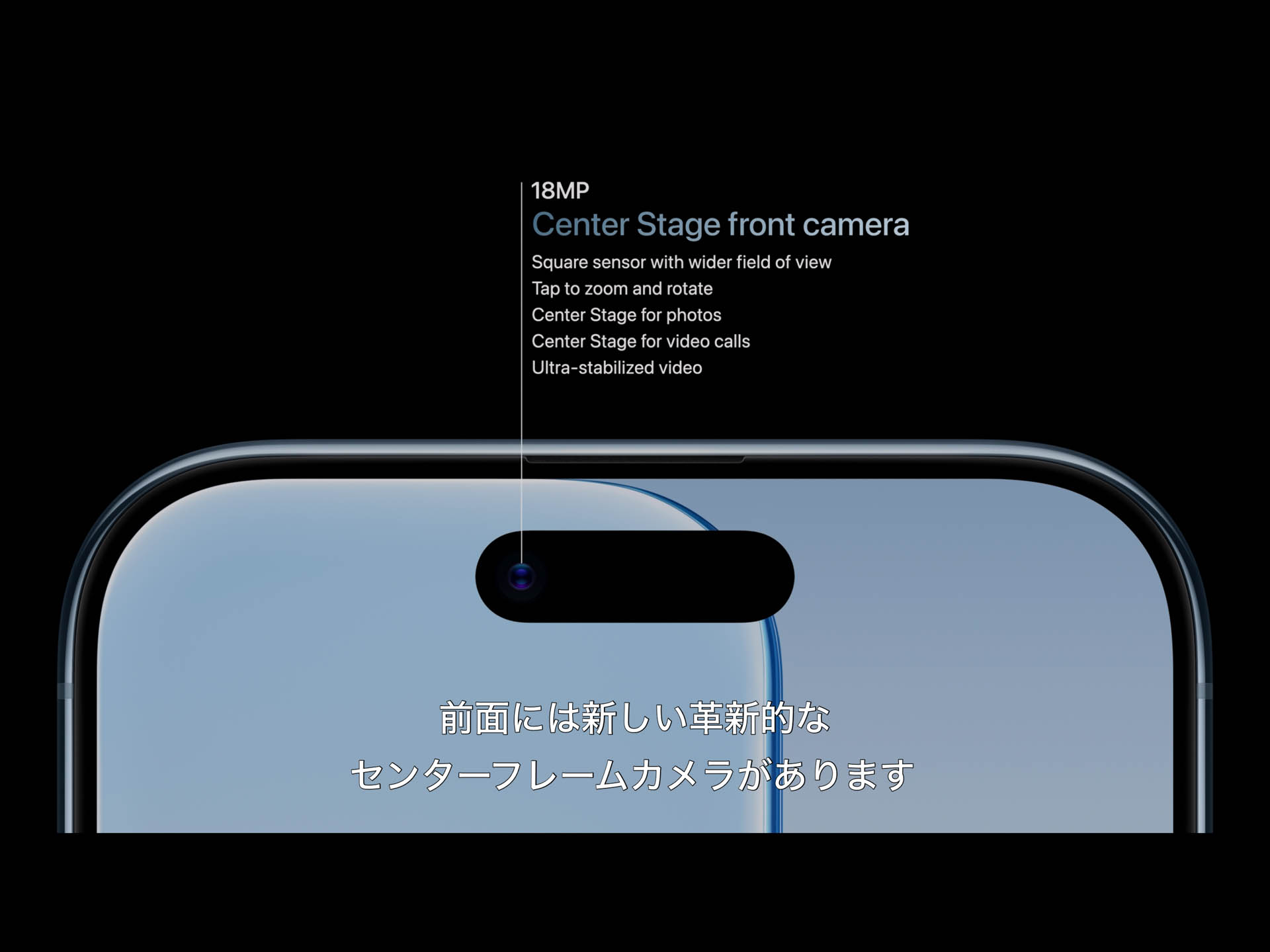 フロントカメラ