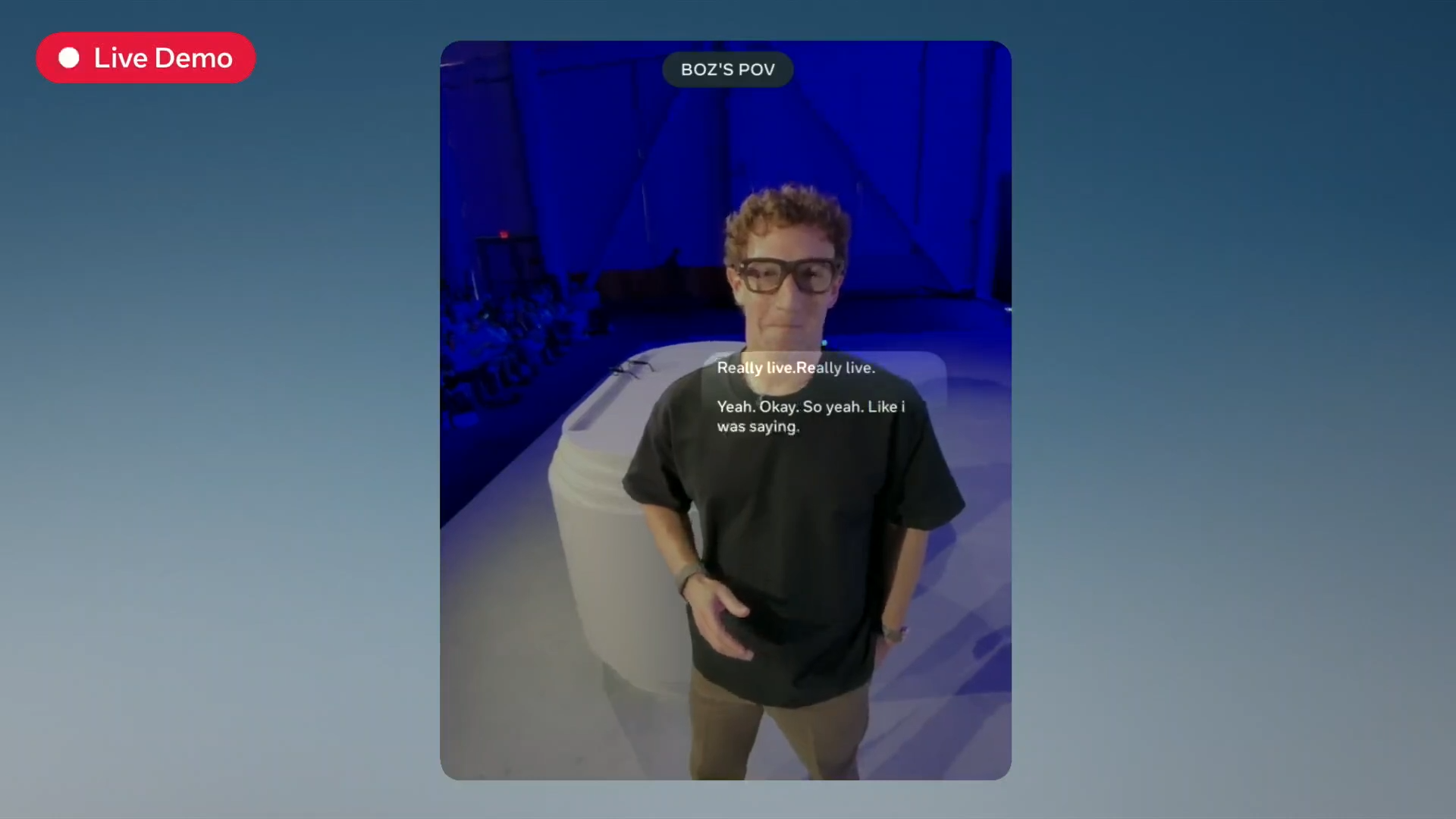 話している人を認識してキャプションを表示する