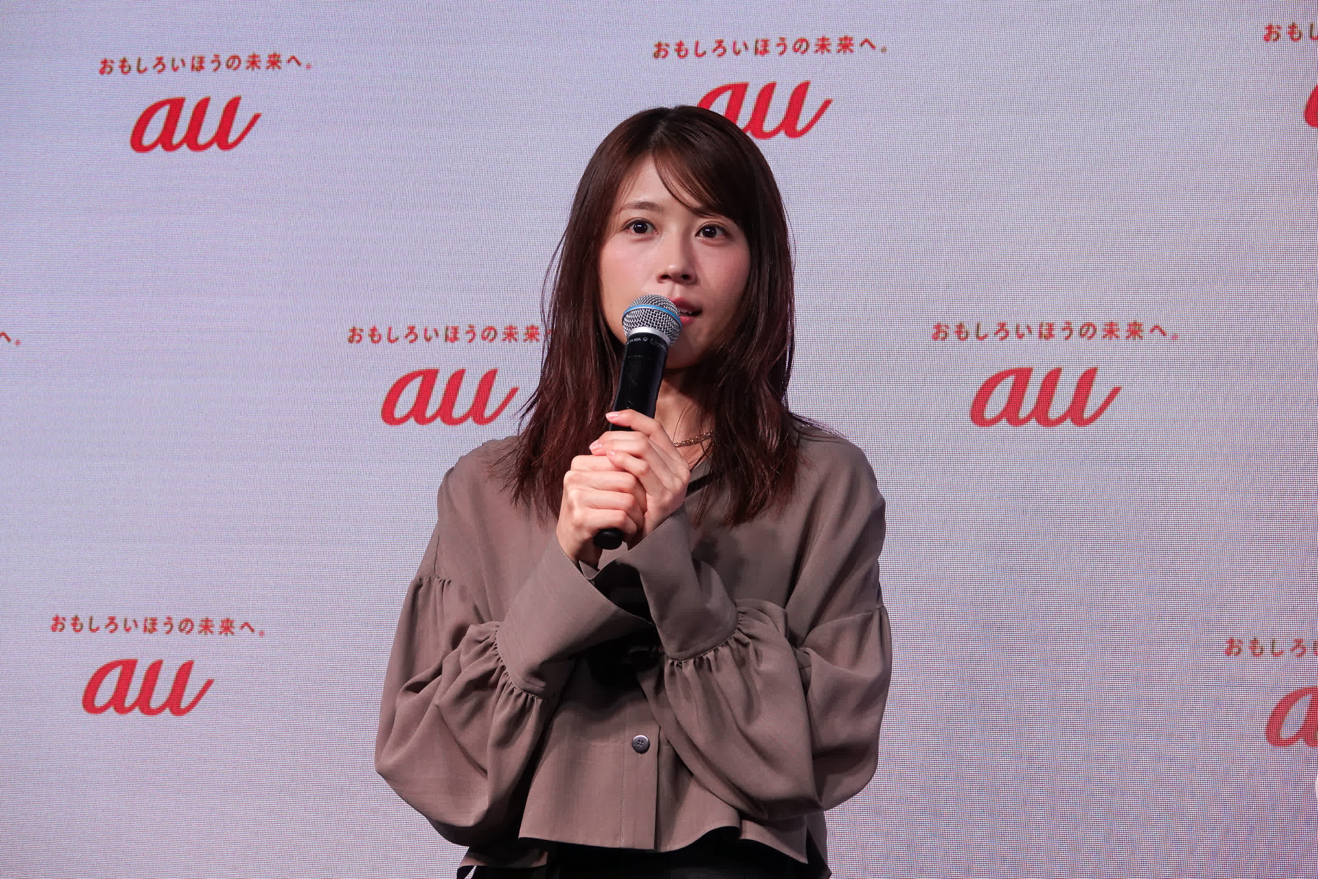 au Starlink Direct・「三太郎」かぐや姫役 有村架純