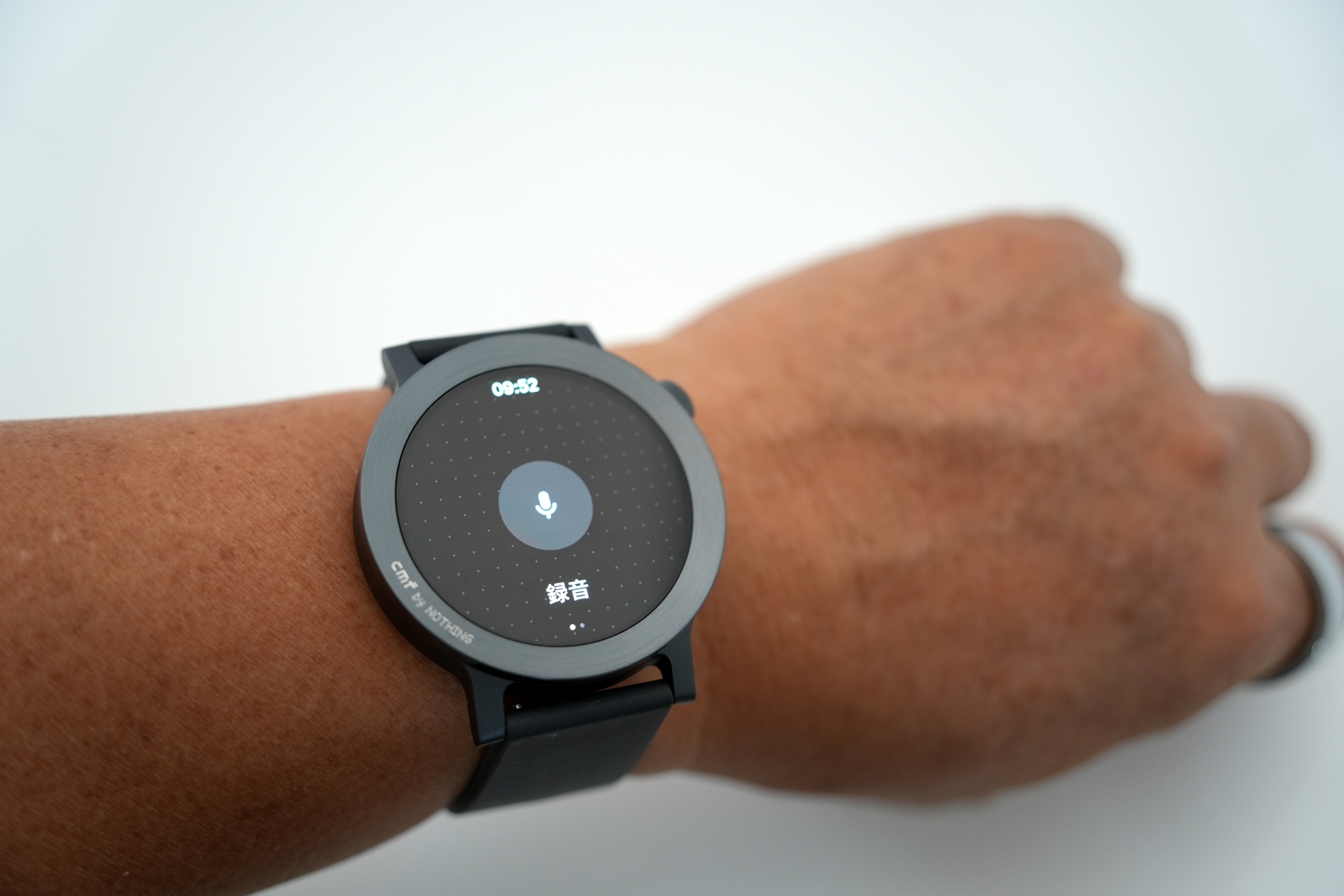 ウォッチのレコーダーは素早く録音を開始できる