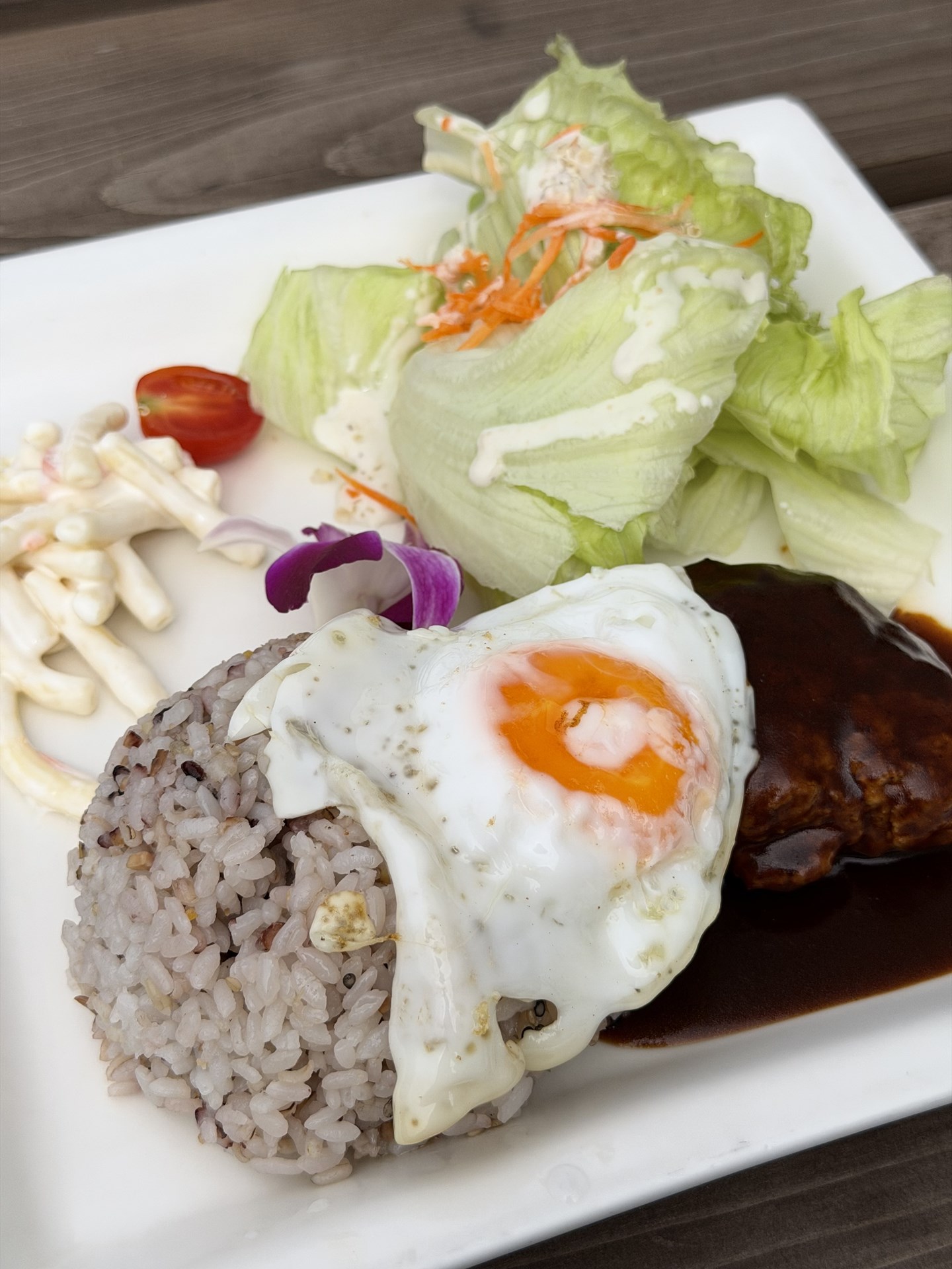 望遠カメラは使いやすくなった。前モデルの5倍はちょっと長すぎた。2、4，8倍とでロコモコを撮ったが、これくらいのレンジの方が使いやすい