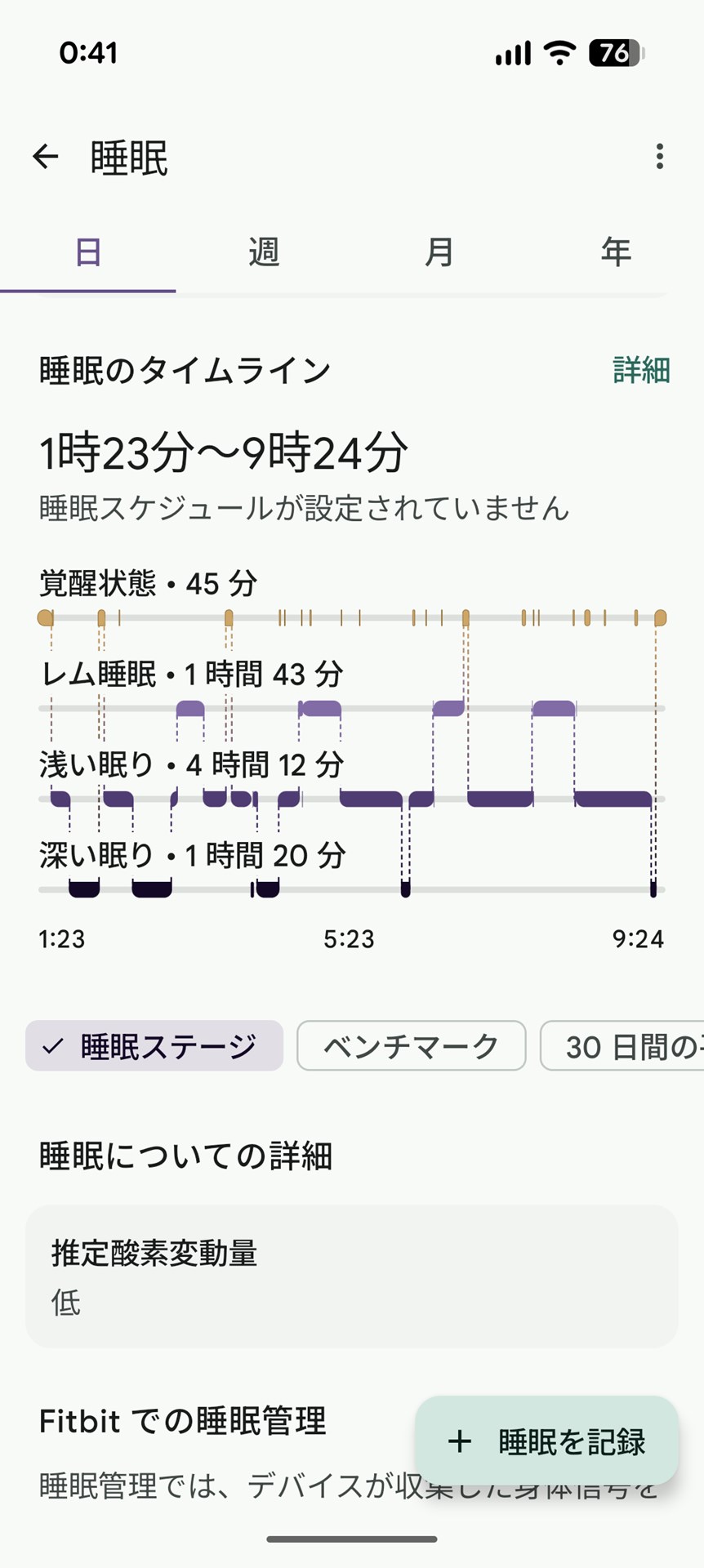 この結果からはよくわからないが、睡眠トラッキングも精度が向上しているとのことだ