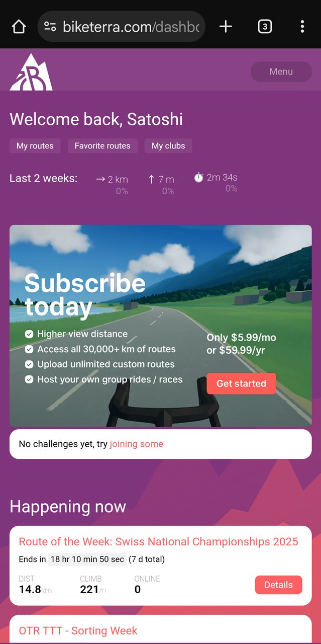 Biketerraの公式サイト