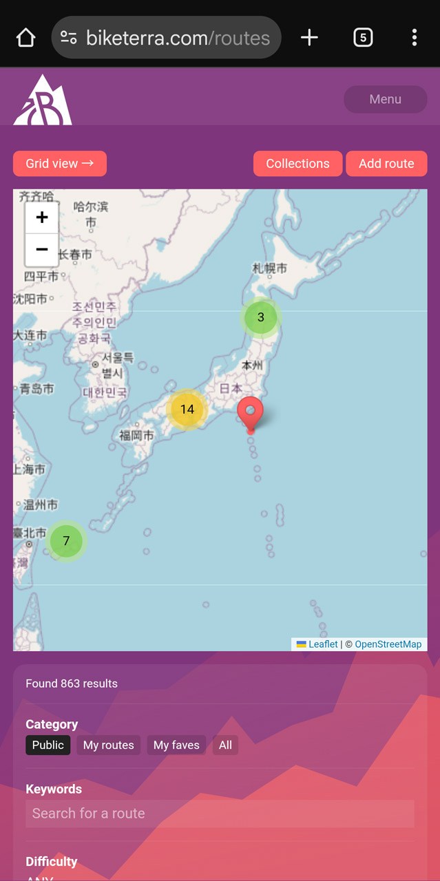 日本を含む世界中の実在の道路がコースとして用意