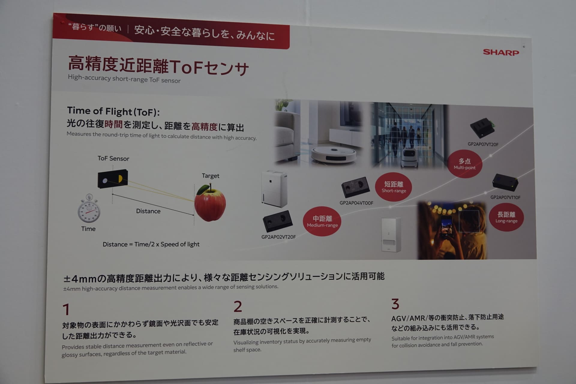 さまざまなセンサー類を設置