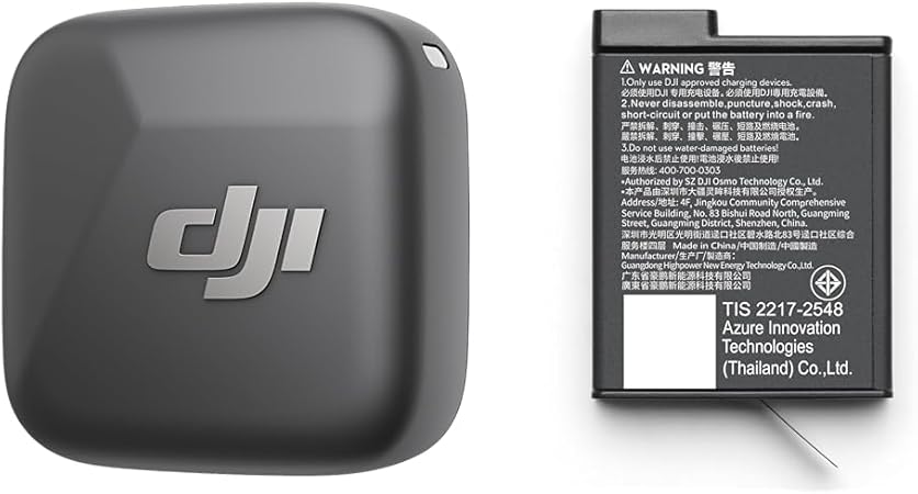 DJI Mic Miniトランスミッター＋Osmo ActionエクストリームバッテリーPlus（1950mAh）