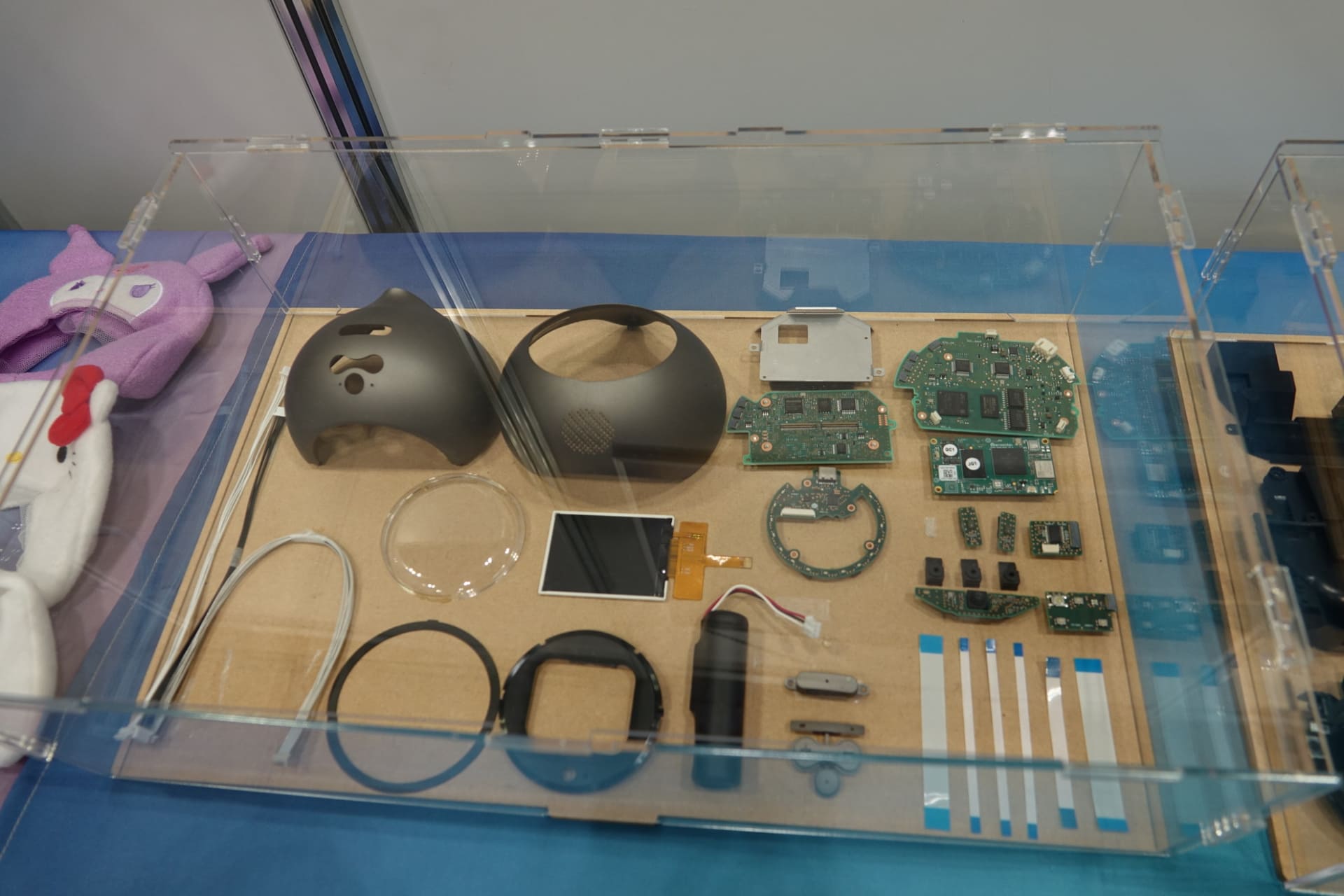 ロミィの“内側”を見られる展示も……