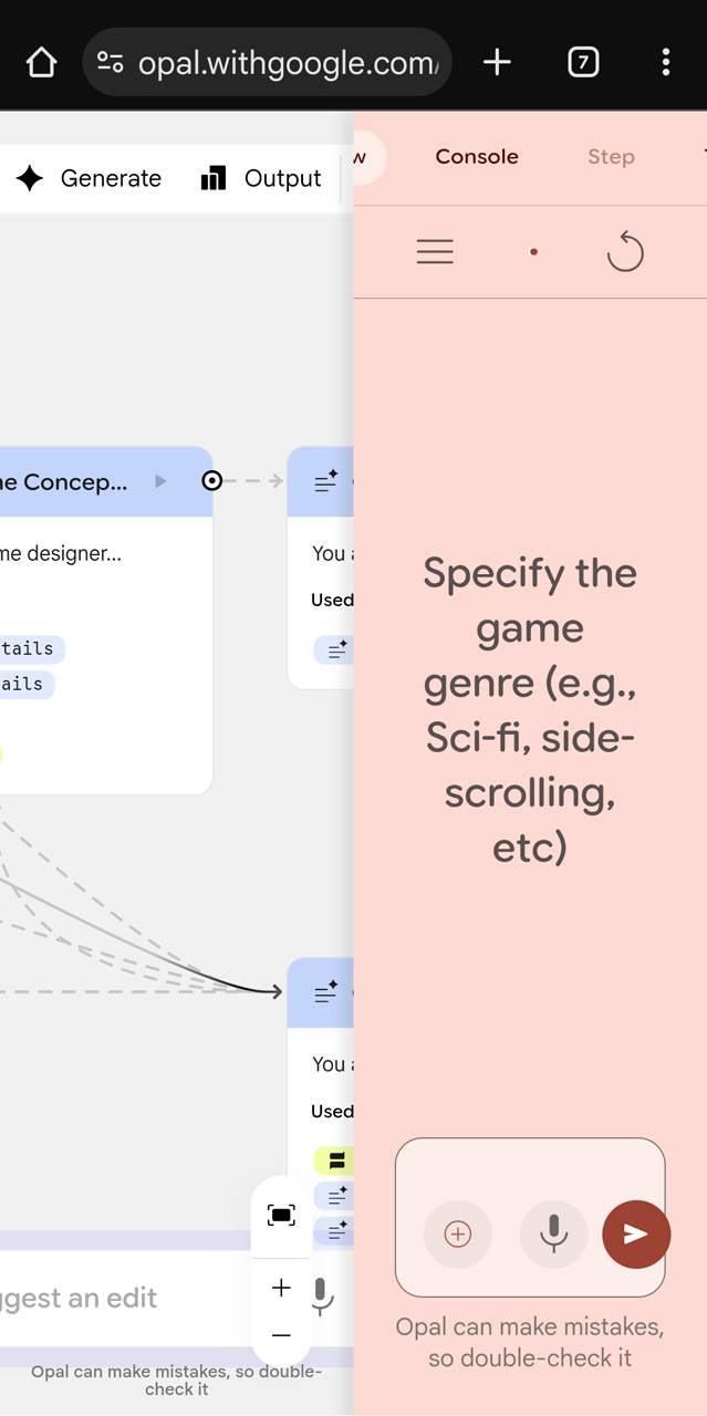 スマホの縦画面だと実用は難しい。ただし横画面にすることで操作できる部分も