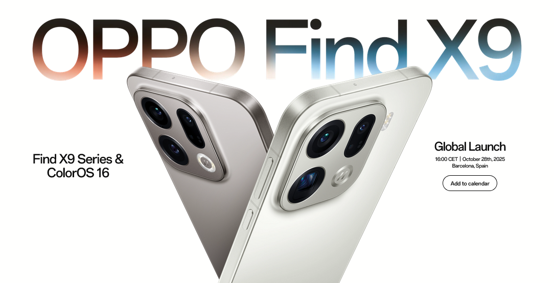 OPPO Find X9 Series & ColorOS 16 Global Launch