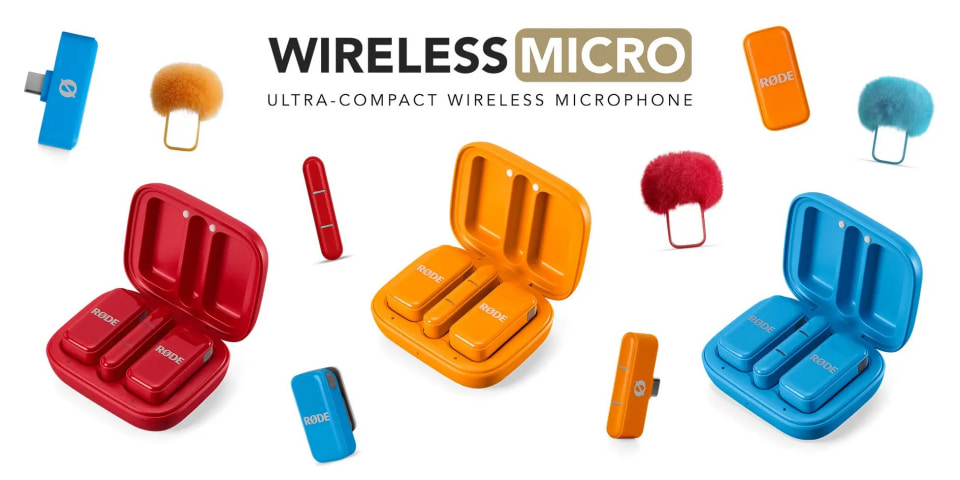 RØDEの小型ワイヤレスマイク、鮮やかな新色が追加 - ケータイ Watch