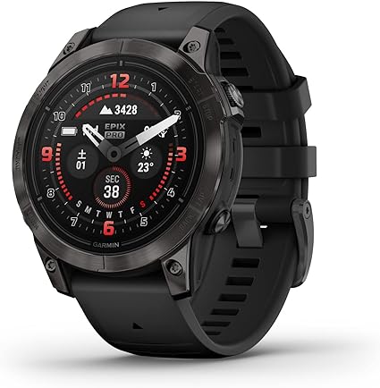 epix Pro Sapphire Ti Carbon Gray DLC Black 51mm 1.3インチディスプレイモデル