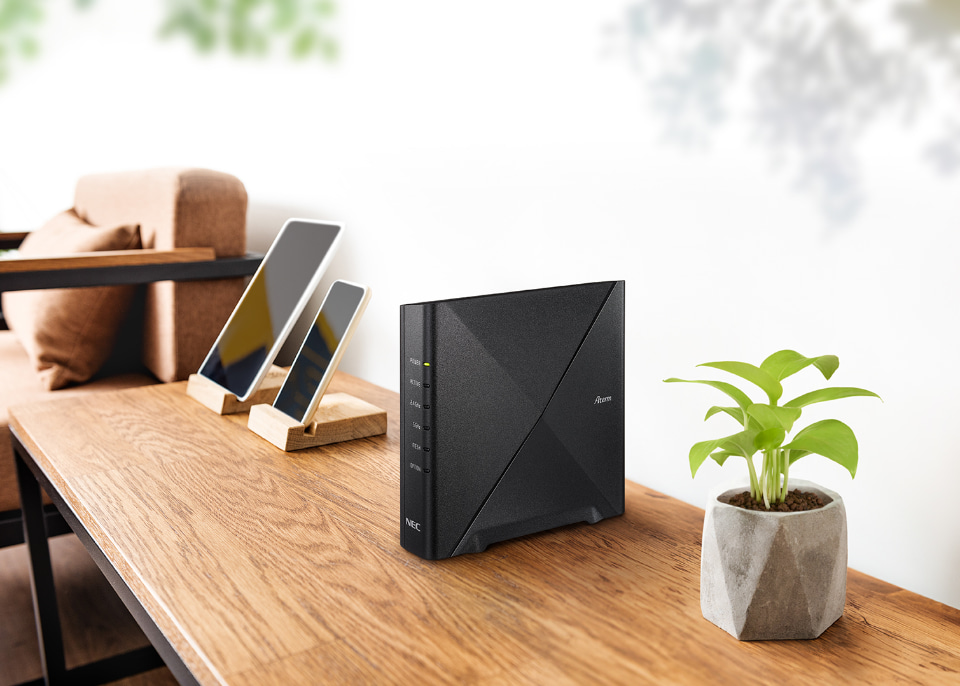 NEC、Wi-Fi 6・メッシュ対応のホームルーター「Aterm 3000D4AX
